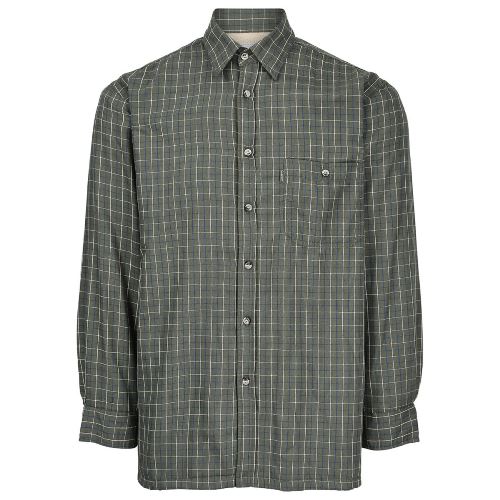 Mens Fleece Lined Check Shirt
