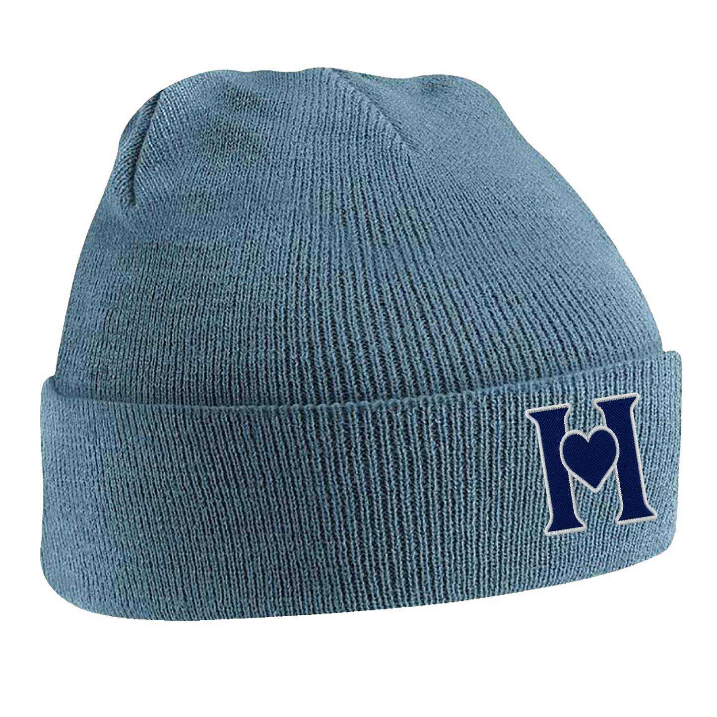 Retro Old School Hearts Football Beanie Hat
