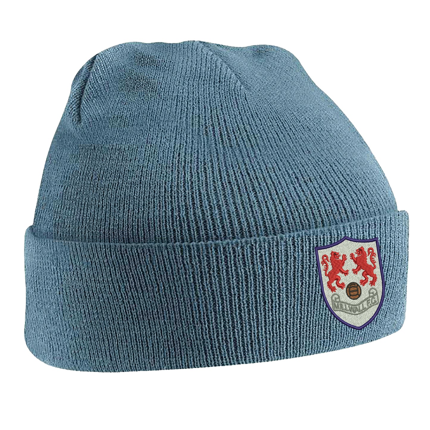 Retro Millwall 1956 Embroidered Beanie Hat