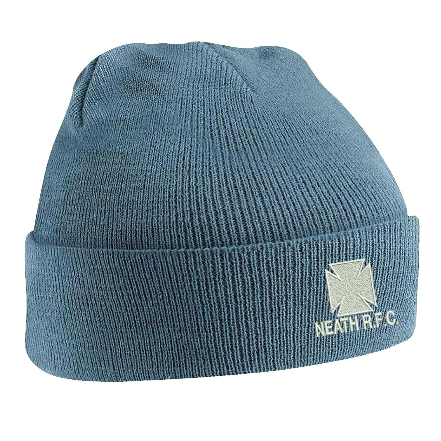 Retro Neath RFC Embroidered Beanie Hat
