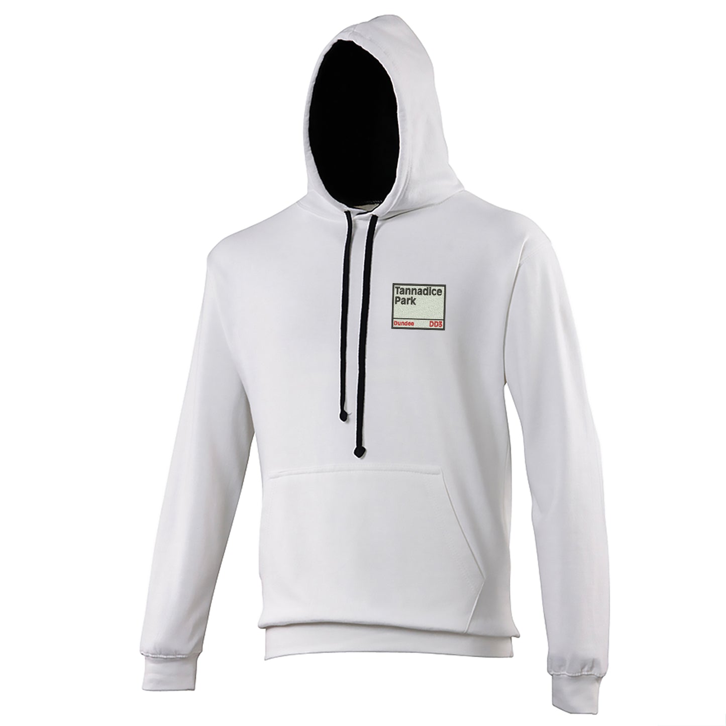 Tannadice Park DD3 Embroidered Contrast Hoodie