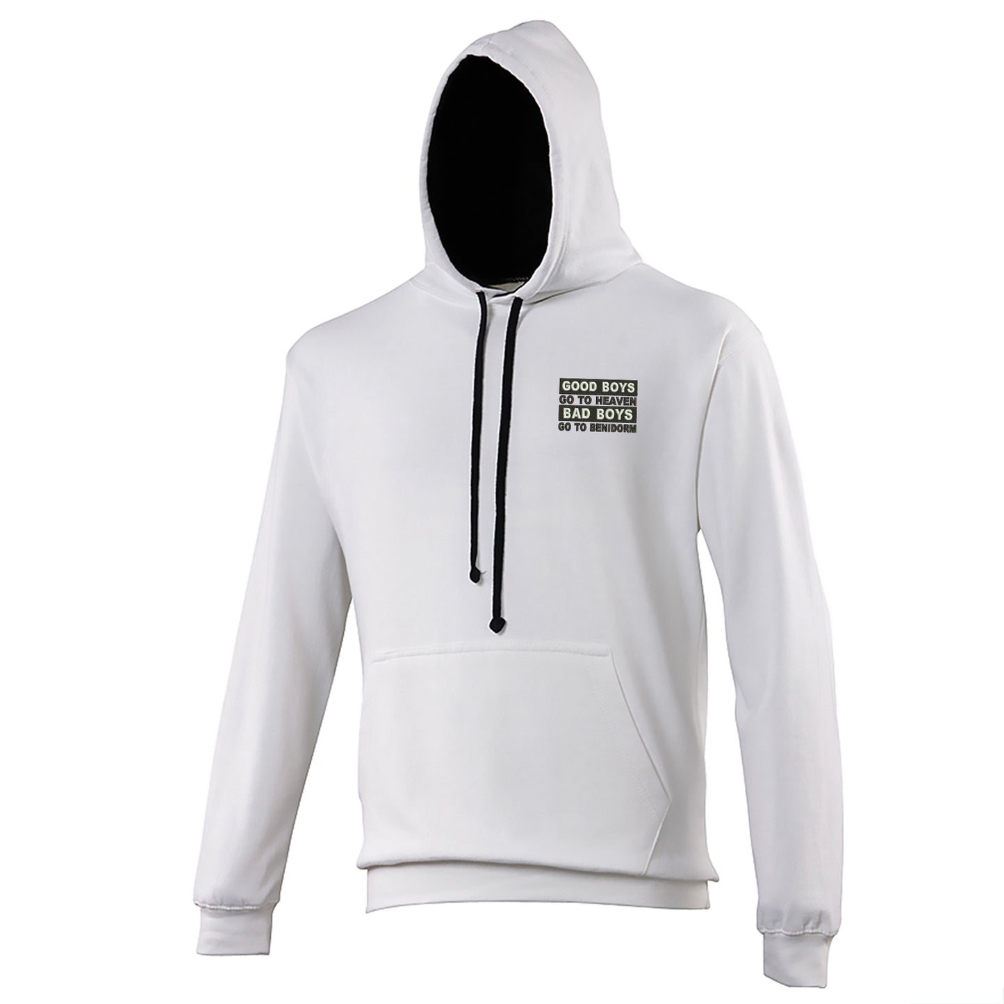 Good Boys Go To Heaven Contrast Hoodie