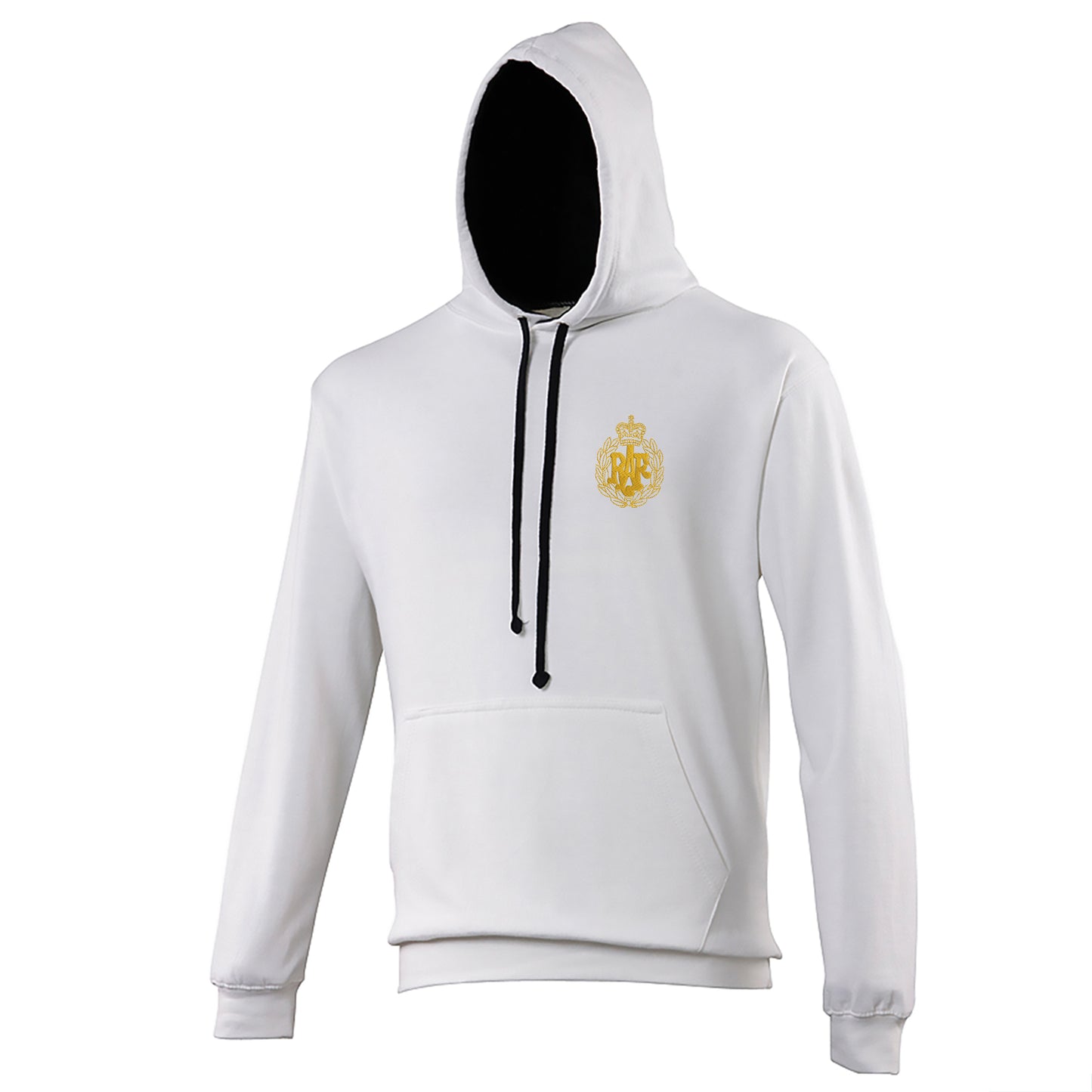 RAF Cap Badge Embroidered Contrast Hoodie