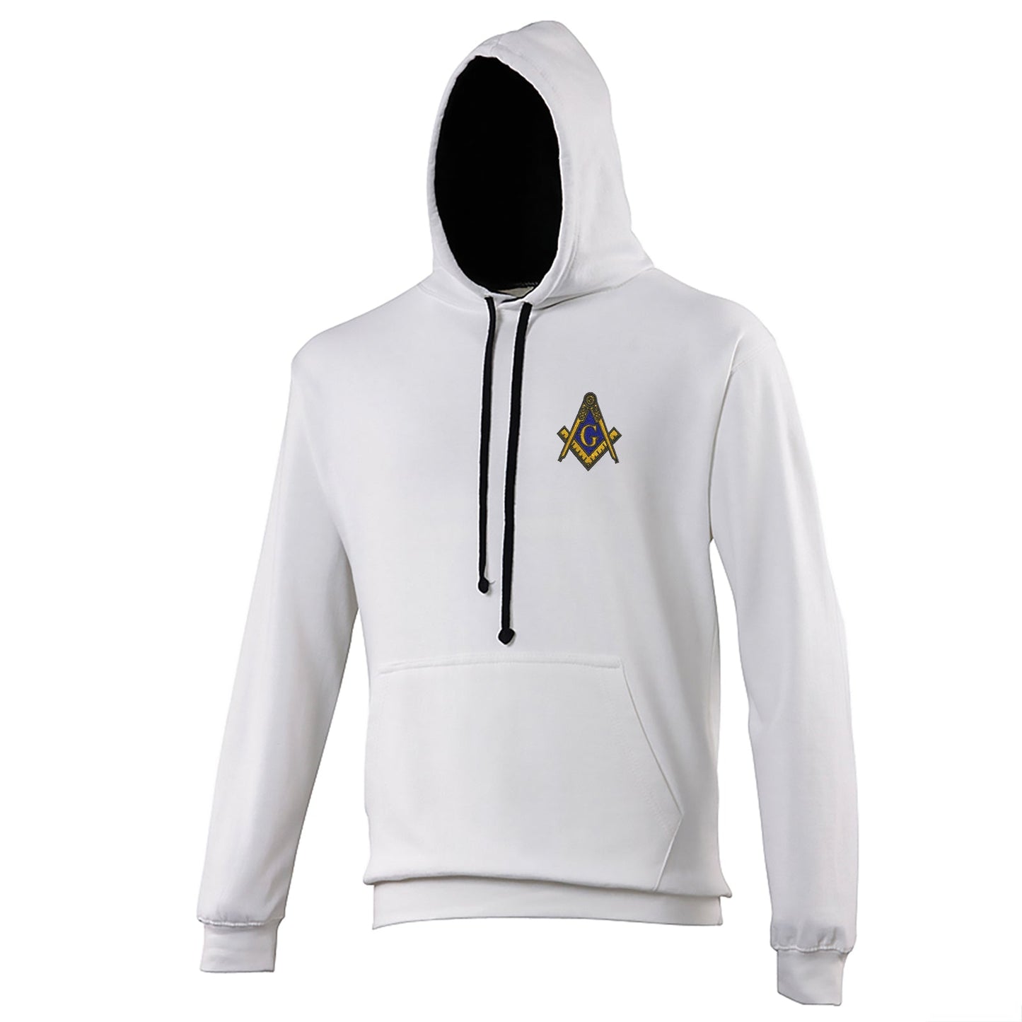 Freemasonry with G Embroidered Contrast Hoodie