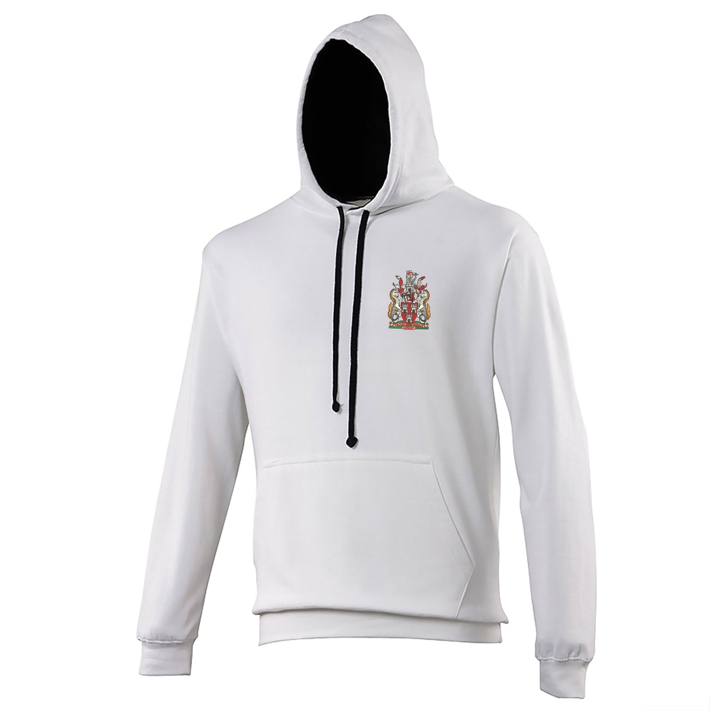 Retro Newcastle 1969 Embroidered Contrast Hoodie