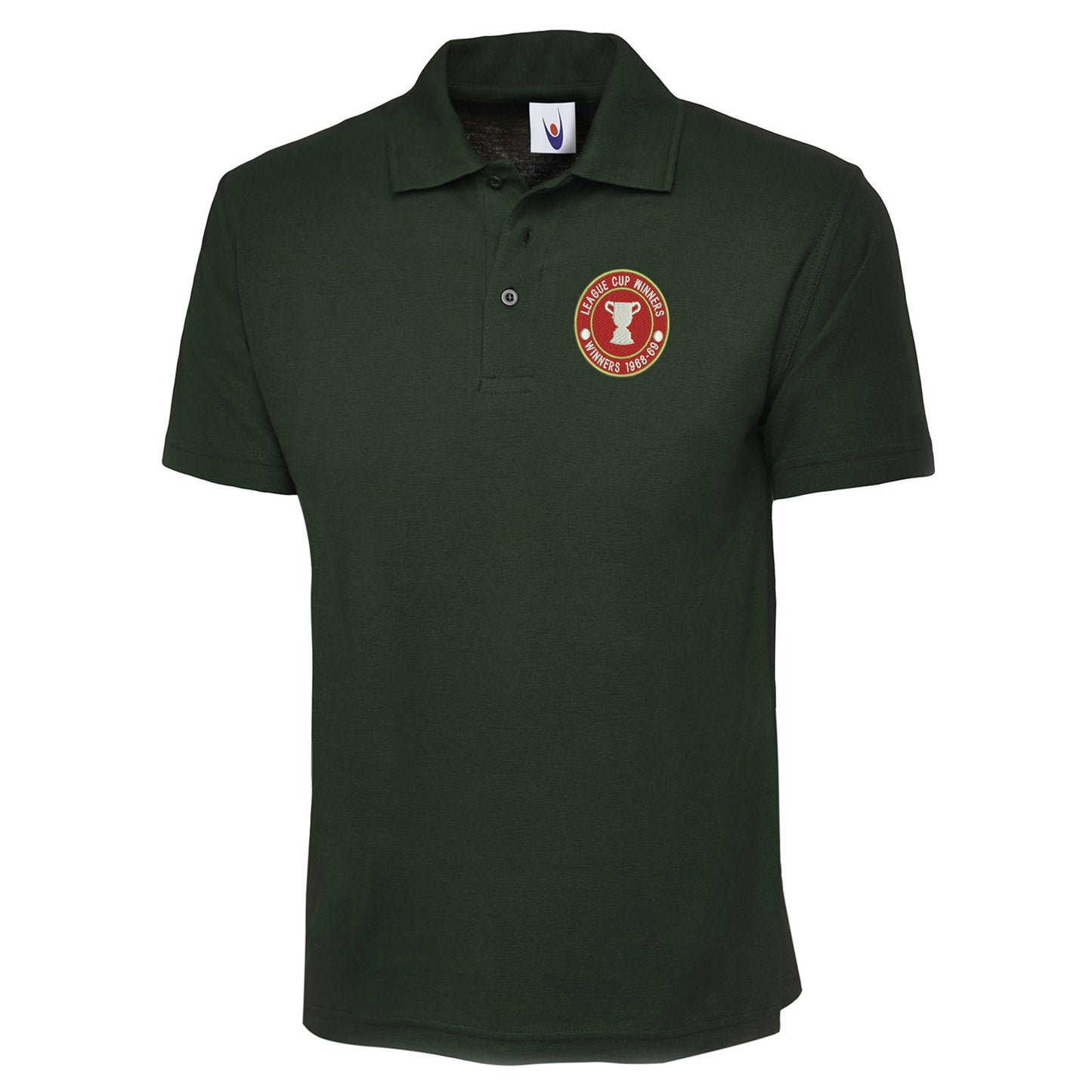 Retro Swindon Town Football League Cup Winners 1969 Embroidered Classic Polo Shirt