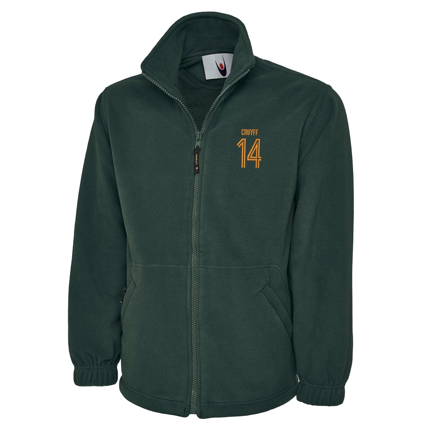 Cruyff 14 Embroidered Premium Fleece Jacket