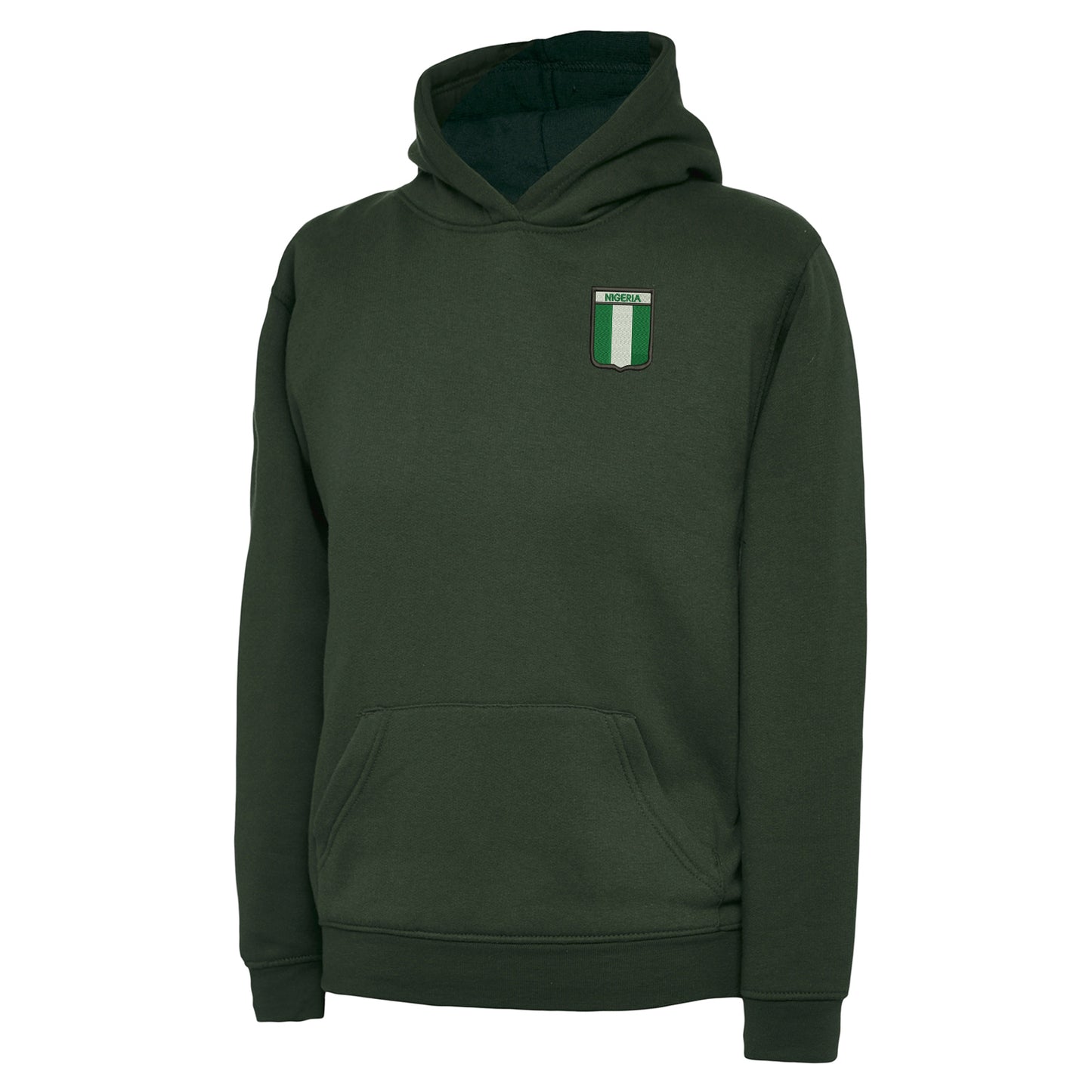 Flag of Nigeria Shield Hoodie