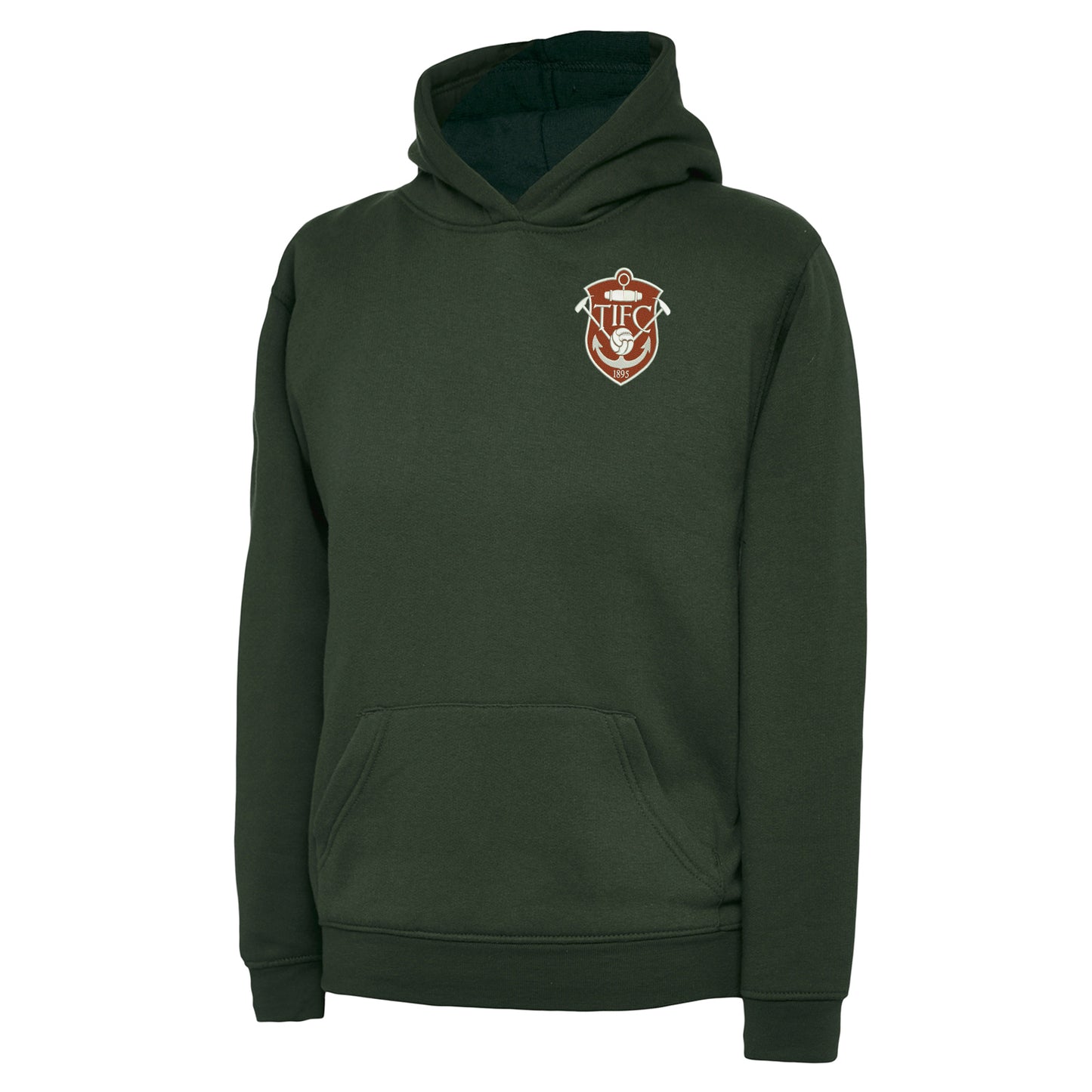 Retro Thames Ironworks FC Embroidered Children's Hoodie