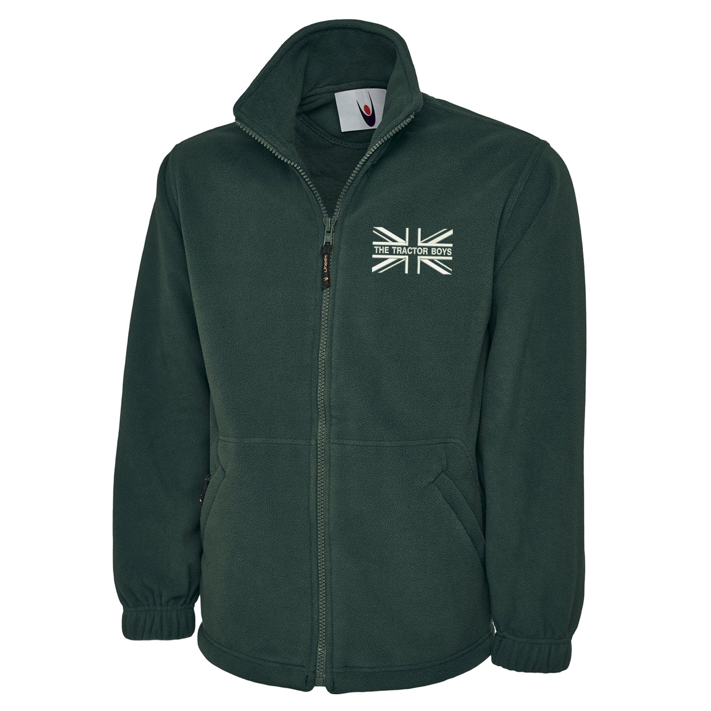 The Tractor Boys Union Jack Embroidered Premium Fleece Jacket