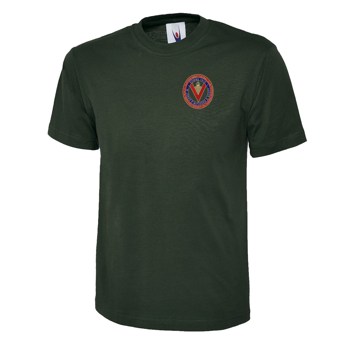 Retro Clapton Orient Somme Memorial Embroidered Children's T-Shirt