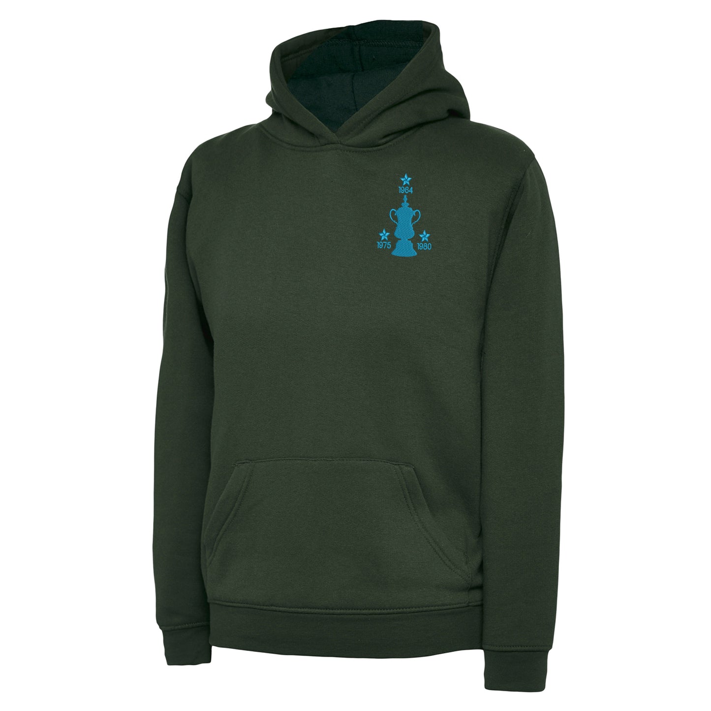 Retro West Ham Three Time Cup Winners Embroidered Children's Hoodie