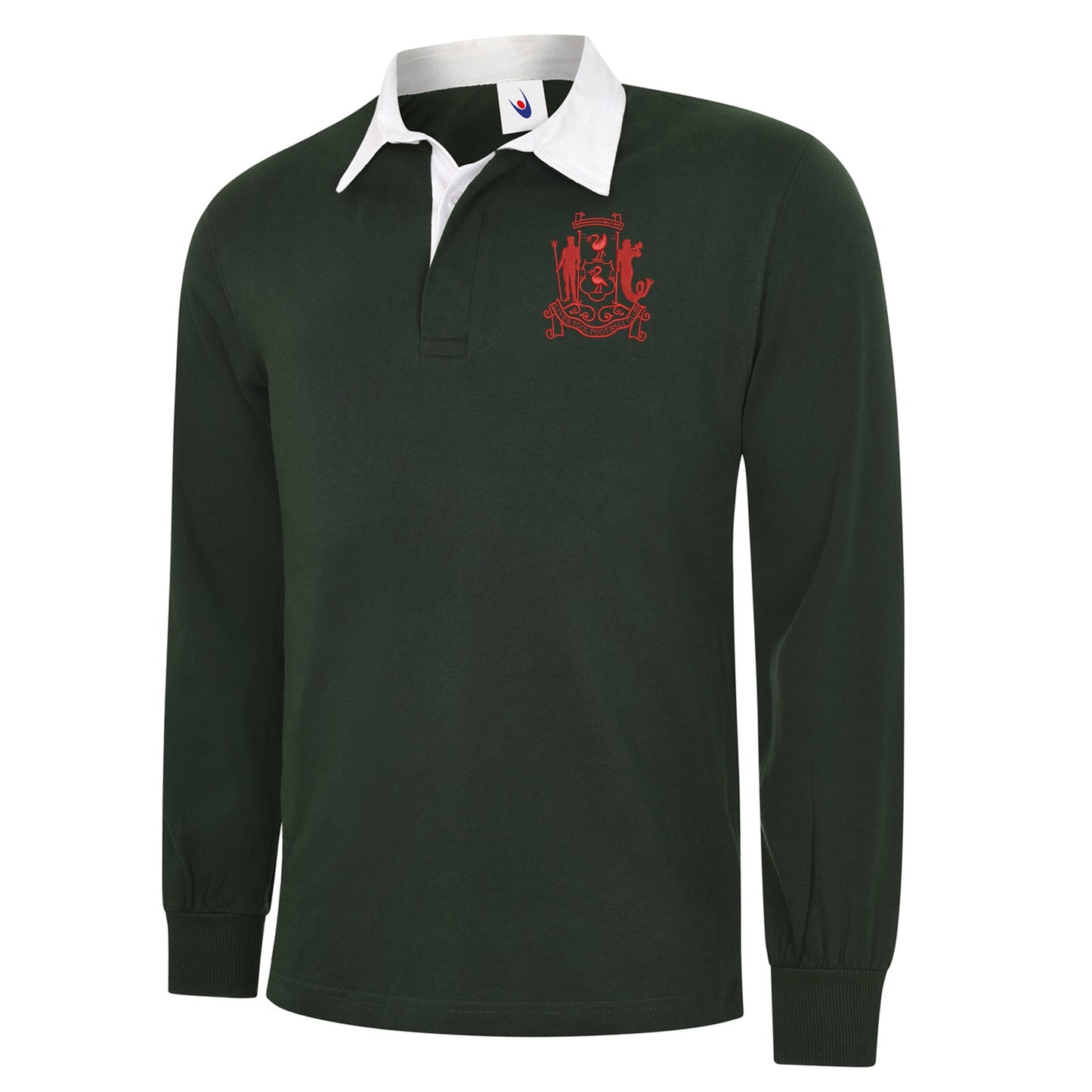 Retro Liverpool 1892 Embroidered Long Sleeve Rugby Shirt
