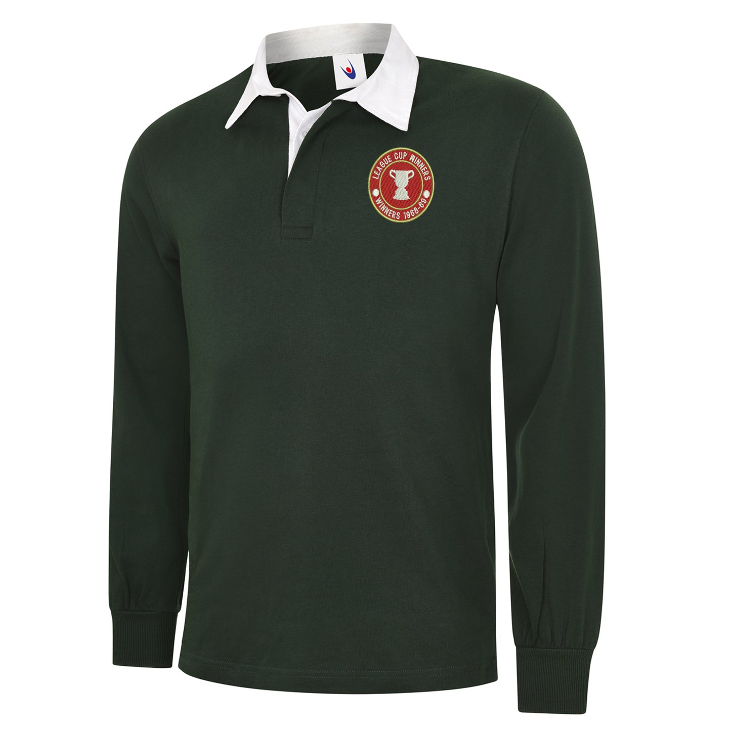 Retro Swindon Town Football League Cup Winners 1969 Embroidered Classic Rugby Shirt
