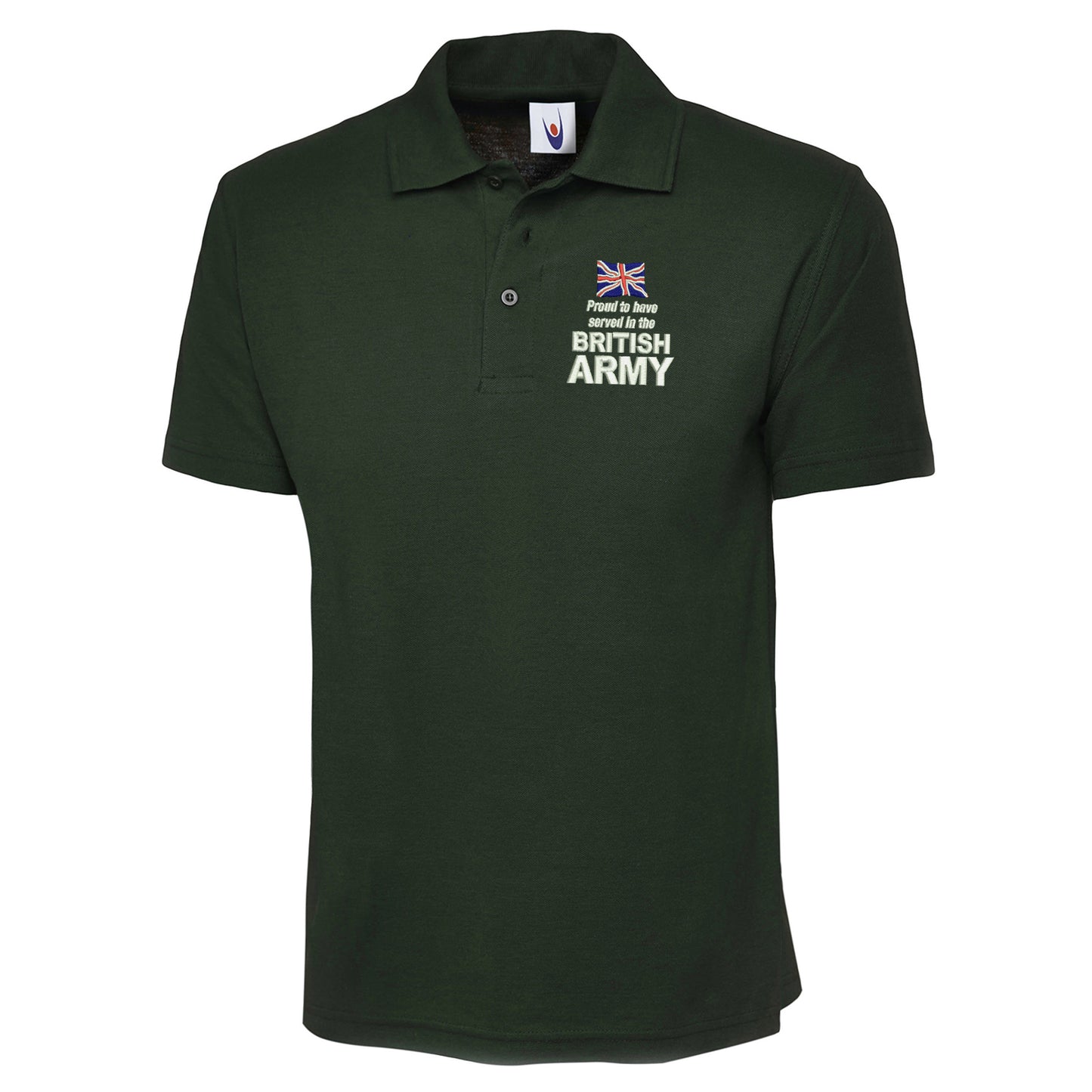 Proud to Have Served in The British Army Embroidered Classic Polo Shirt