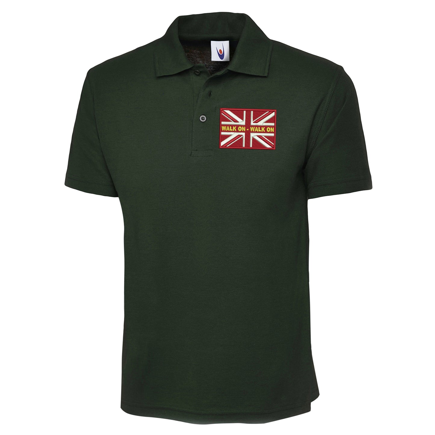Walk On Walk On Coloured Union Jack Polo Shirt