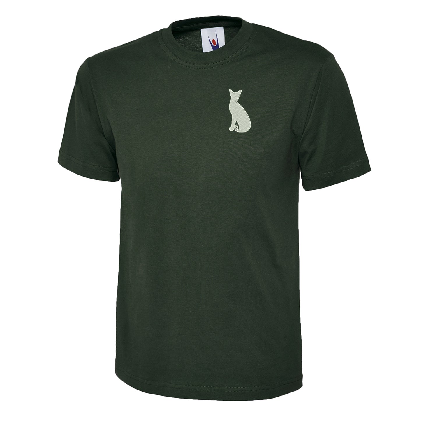 Siamese Cat Embroidered Children's T-Shirt