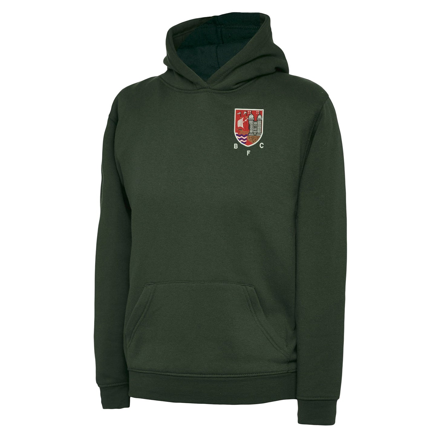Retro Bristol Rugby 1980s Embroidered Children's Hoodie