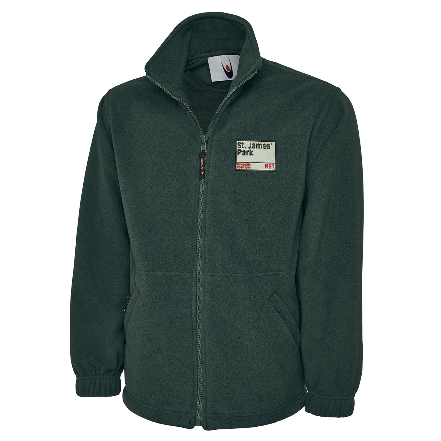 St James' Park NE1 Embroidered Premium Fleece Jacket
