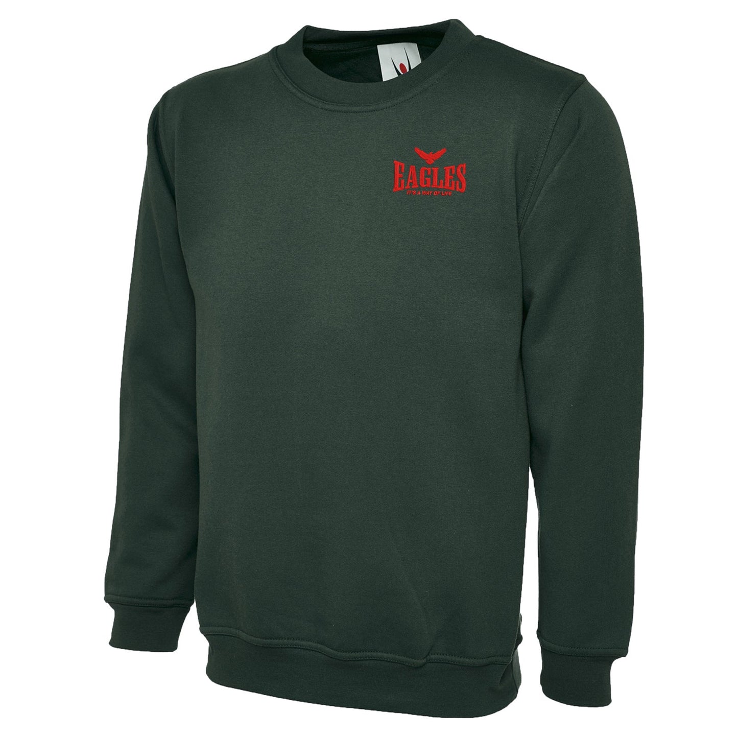 Eagles It's a Way of Life Embroidered Classic Sweatshirt