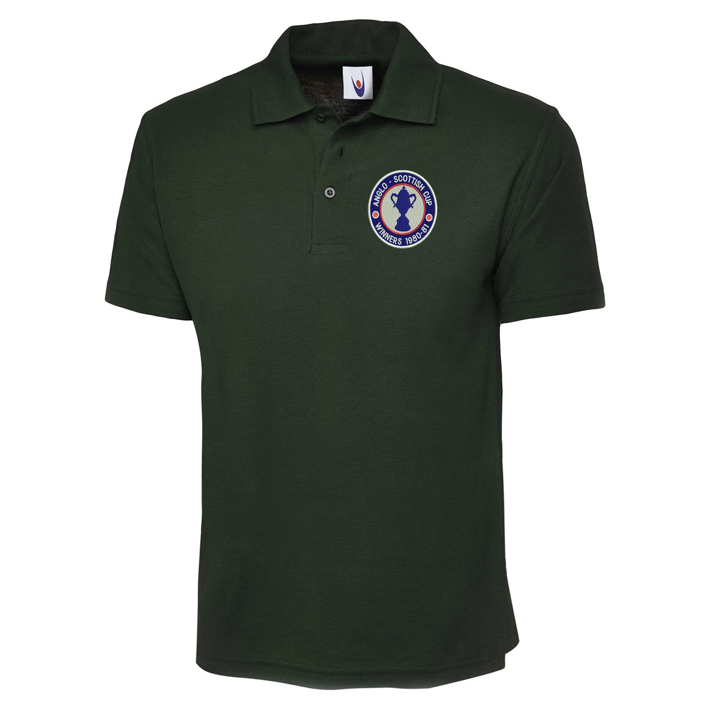 Retro Chesterfield Anglo-Scottish Cup Winners 1981 Embroidered Classic Polo Shirt