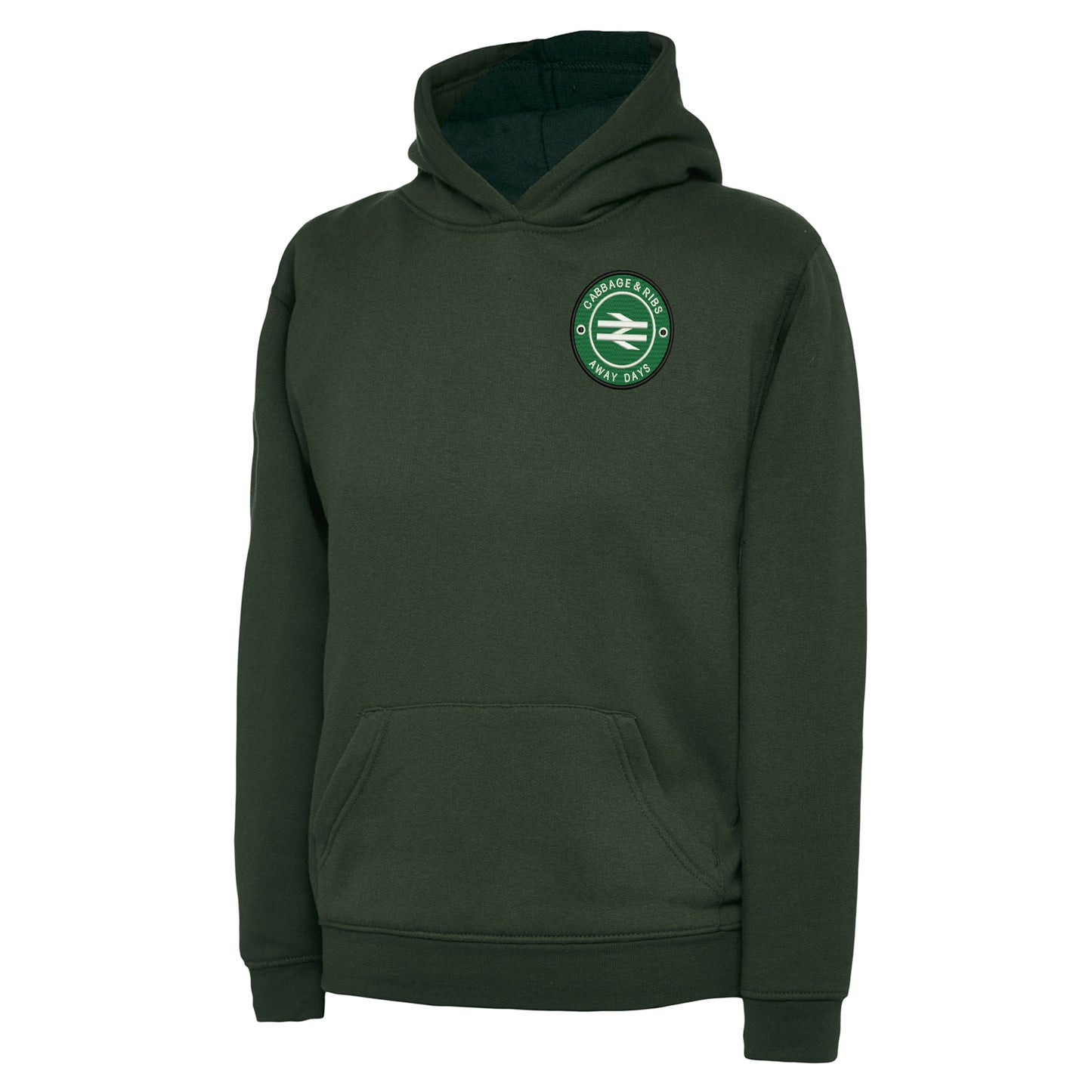 Cabbage & Ribs Away Days Embroidered Children's Hoodie