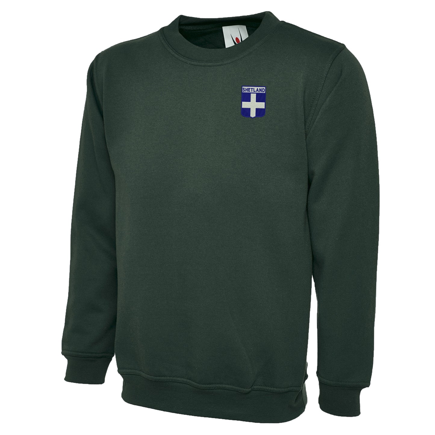 Shetland Flag of Scotland Shield Sweatshirt