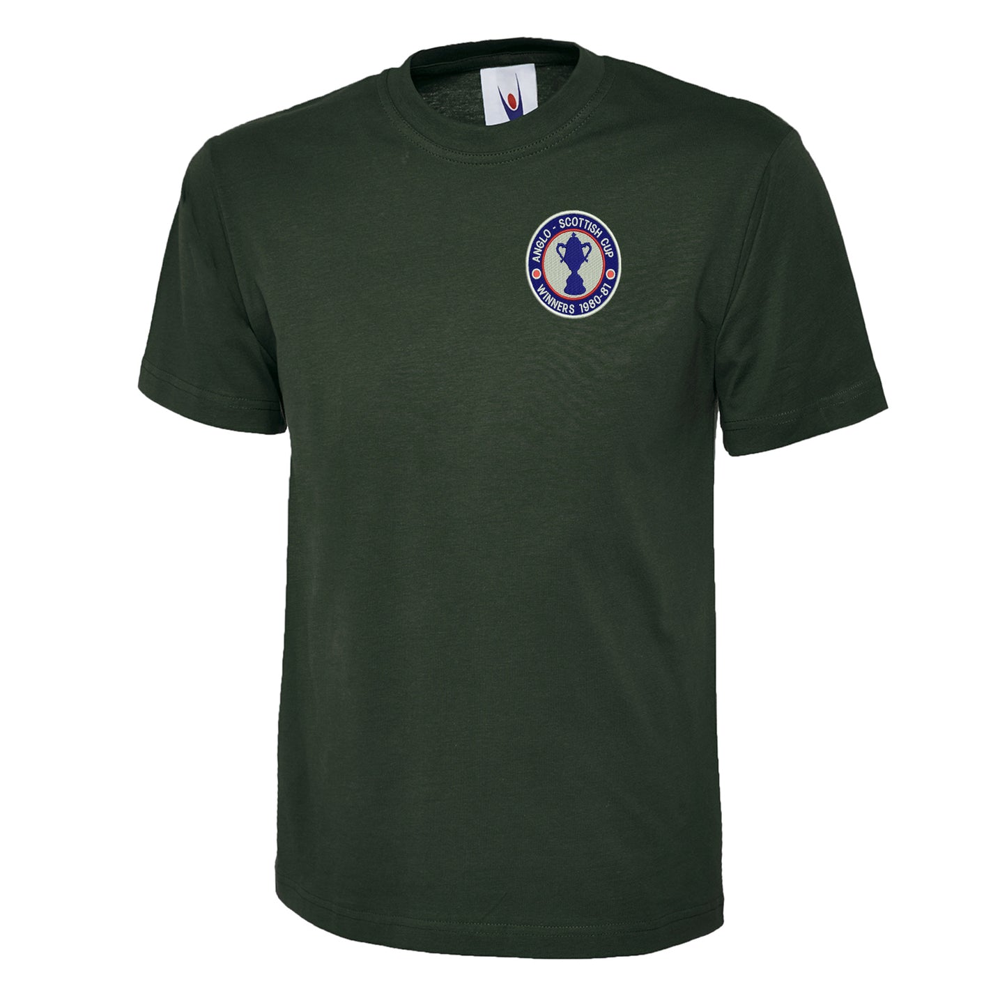 Retro Chesterfield Anglo-Scottish Cup Winners 1981 Embroidered Children's T-Shirt