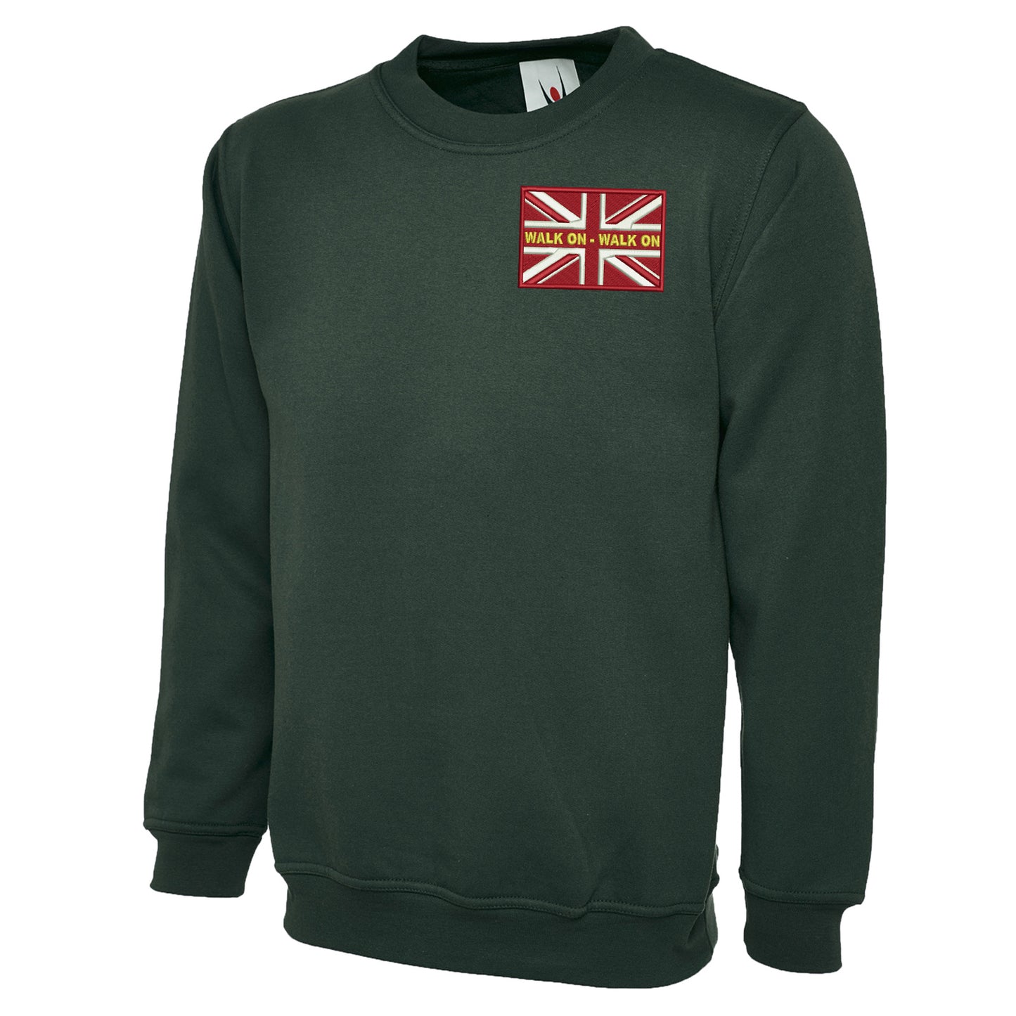 Walk On Walk On Coloured Union Jack Sweatshirt