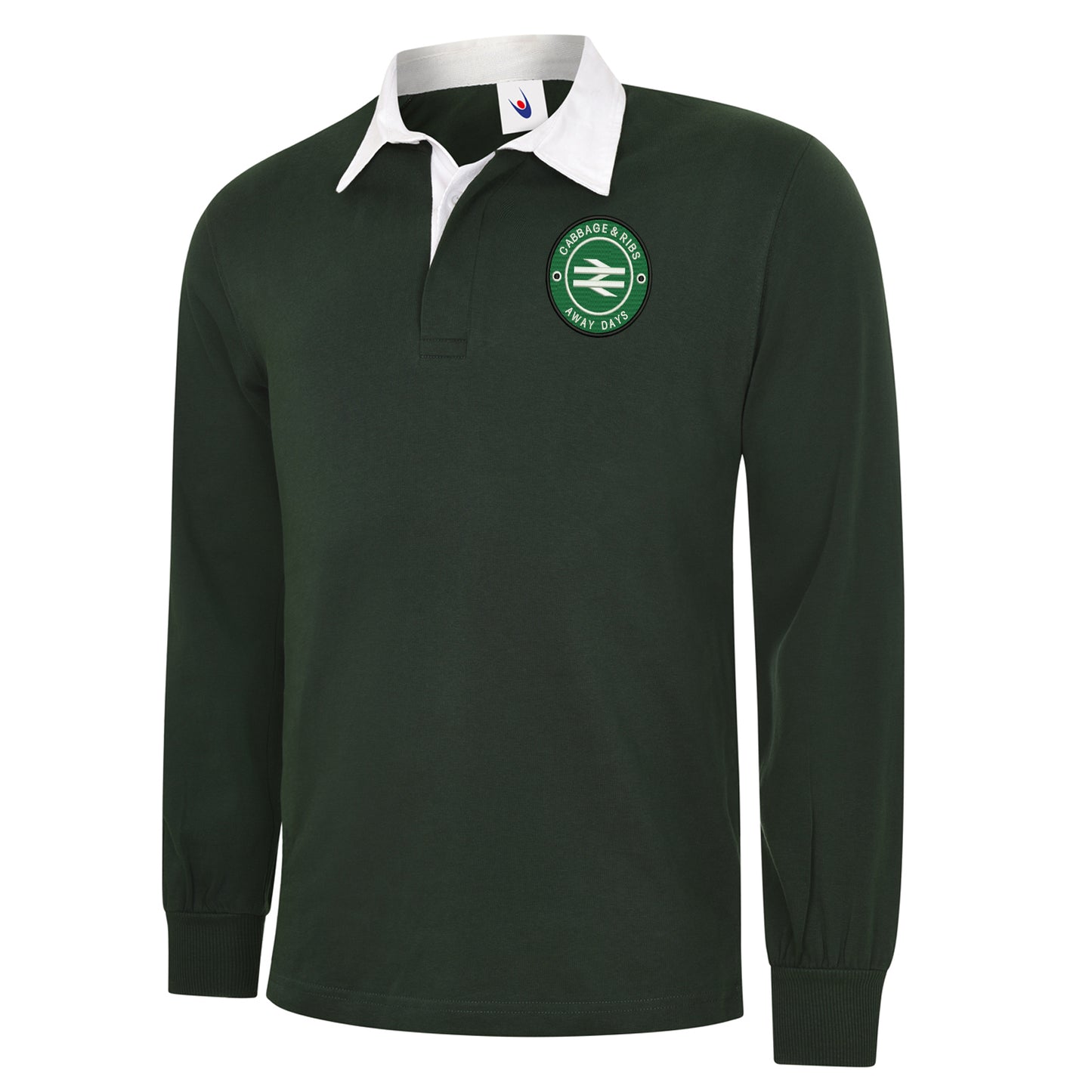 Cabbage & Ribs Away Days Embroidered Classic Rugby Shirt