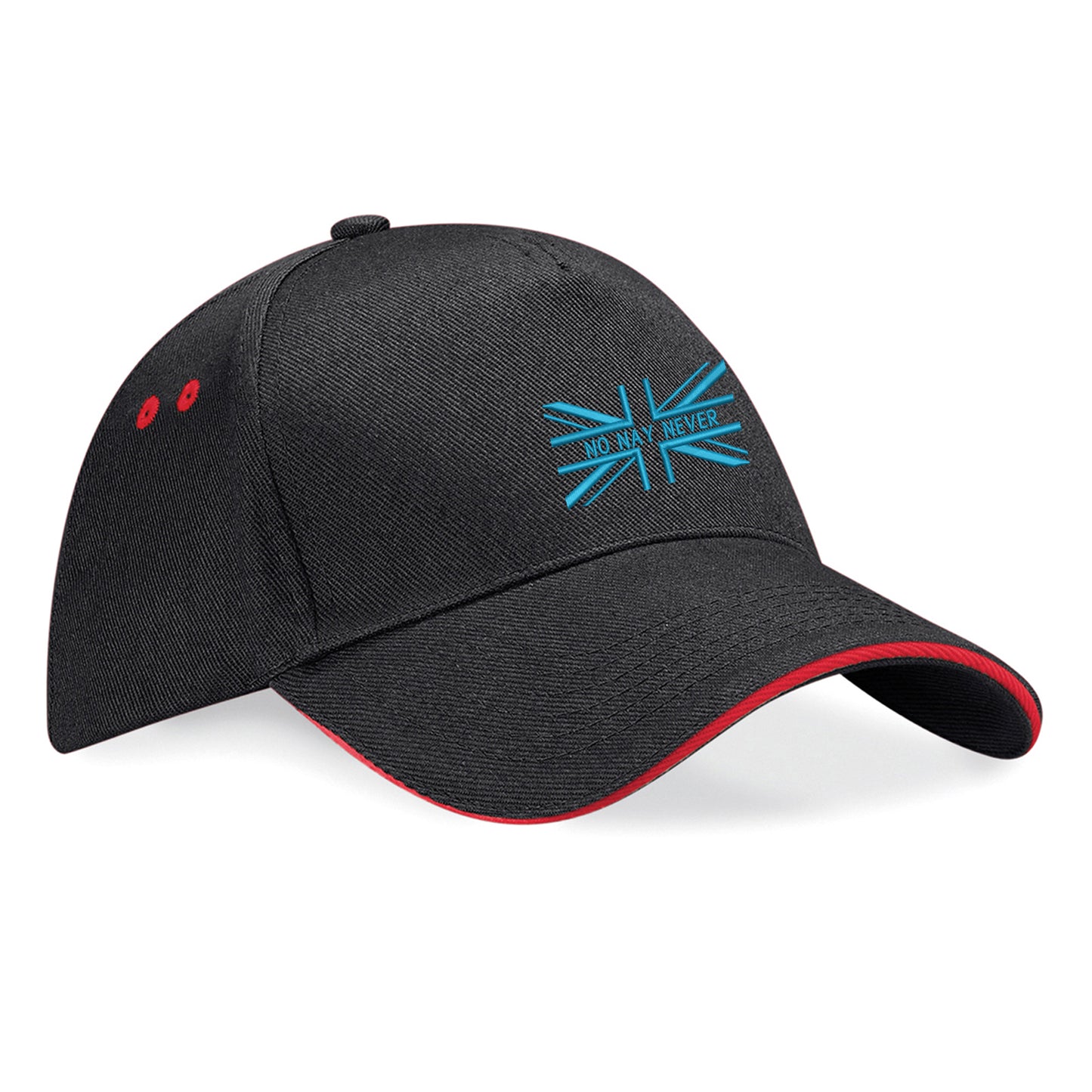 No Nay Never Union Jack Baseball Cap