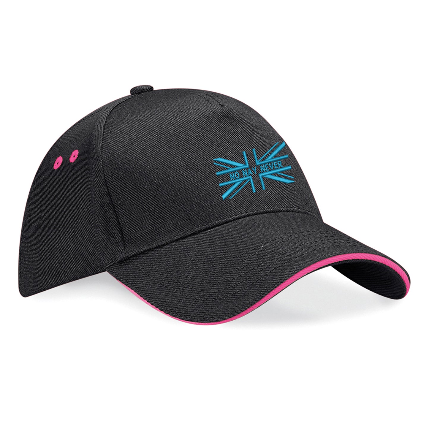 No Nay Never Union Jack Baseball Cap