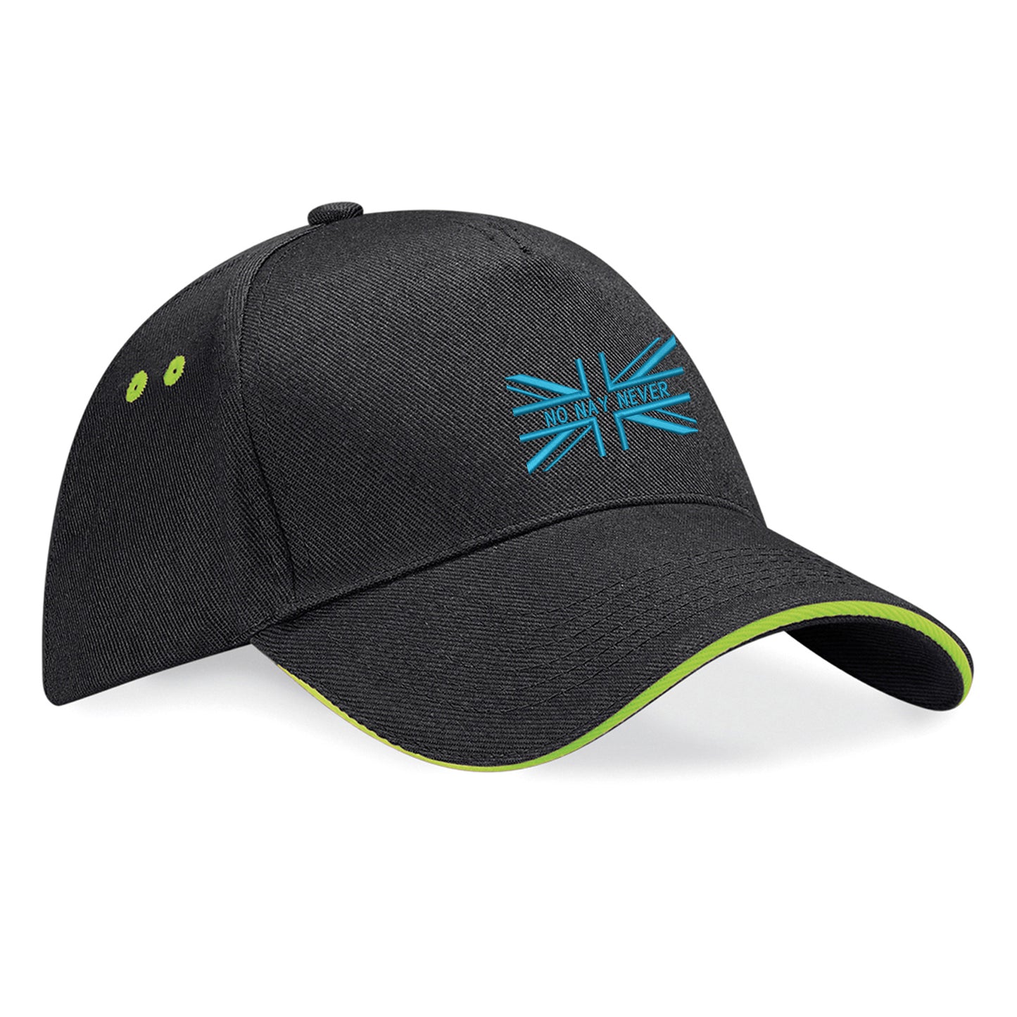 No Nay Never Union Jack Baseball Cap