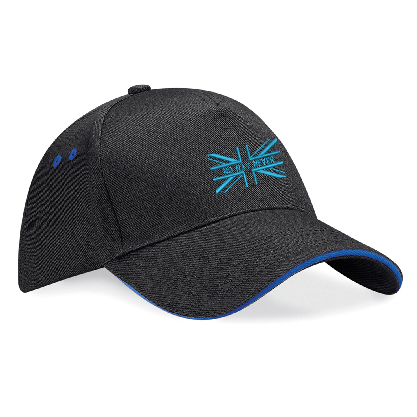 No Nay Never Union Jack Baseball Cap