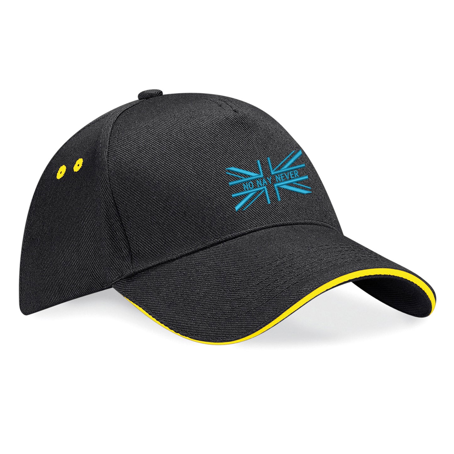 No Nay Never Union Jack Baseball Cap