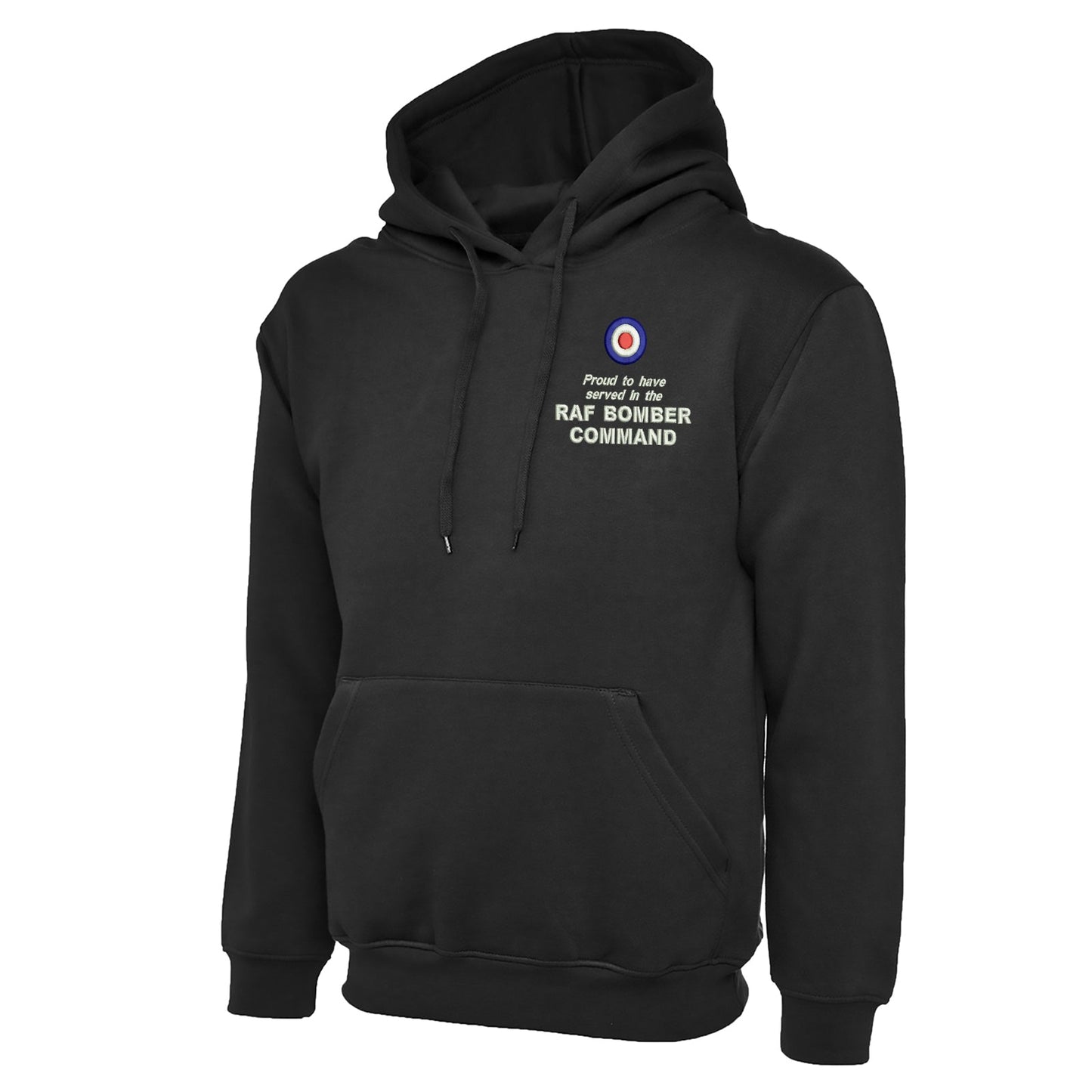 Proud to Have Served in The RAF Bomber Command Embroidered Classic Hoodie