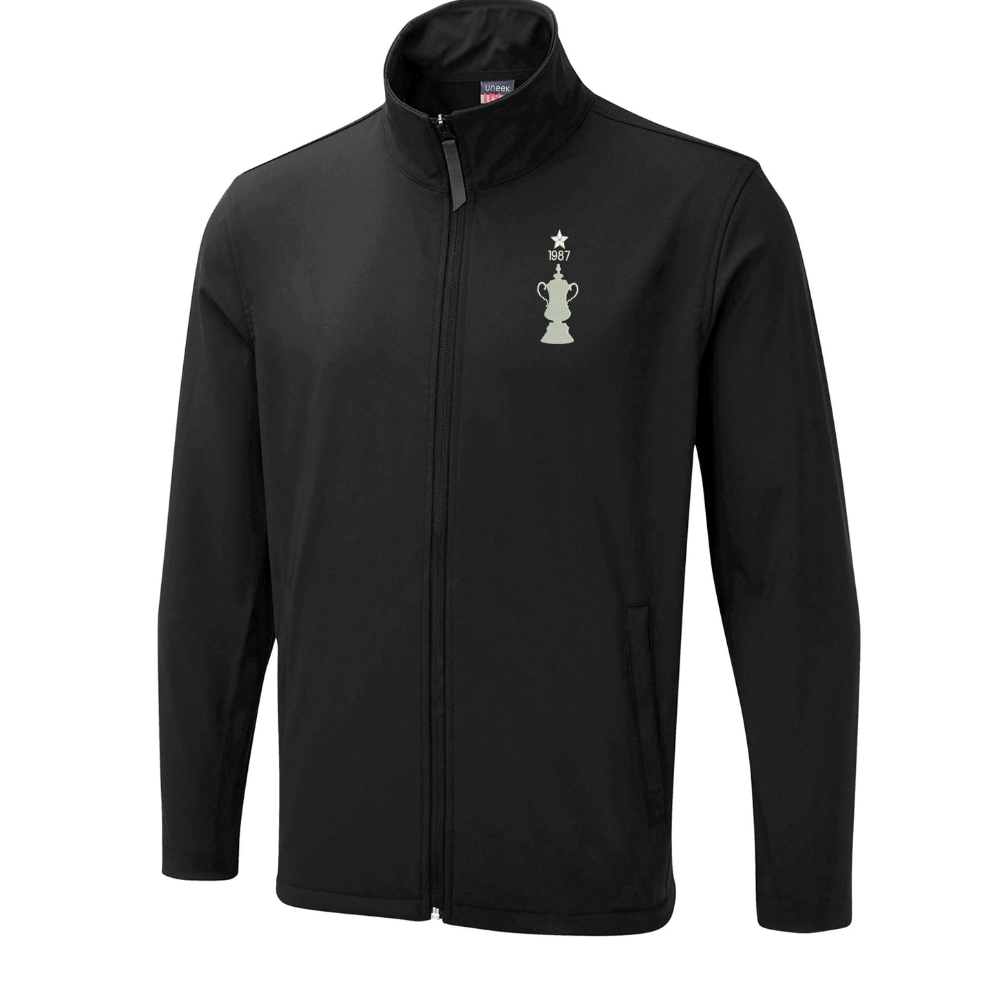 Retro Coventry FA Cup Winners Embroidered Lightweight Soft Shell Jacket