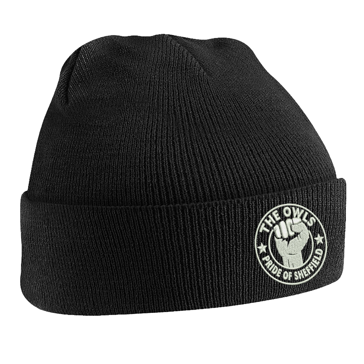 The Owls Pride of Sheffield Embroidered Beanie Hat