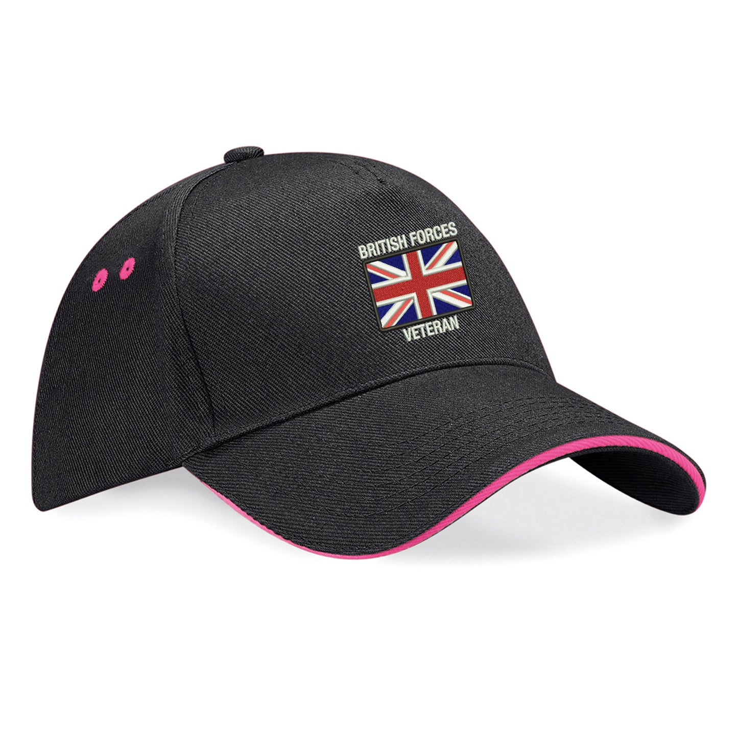 British Forces Veteran Embroidered Baseball Cap