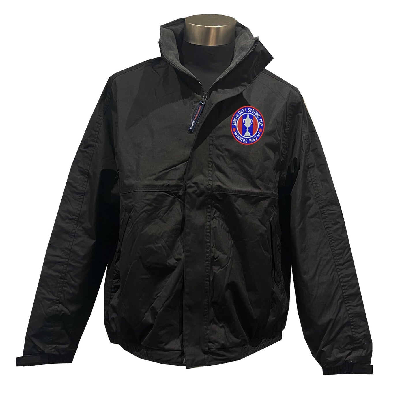 Retro Crystal Palace Zenith Data Systems Cup Winners 1991 Embroidered Premium Outdoor Jacket