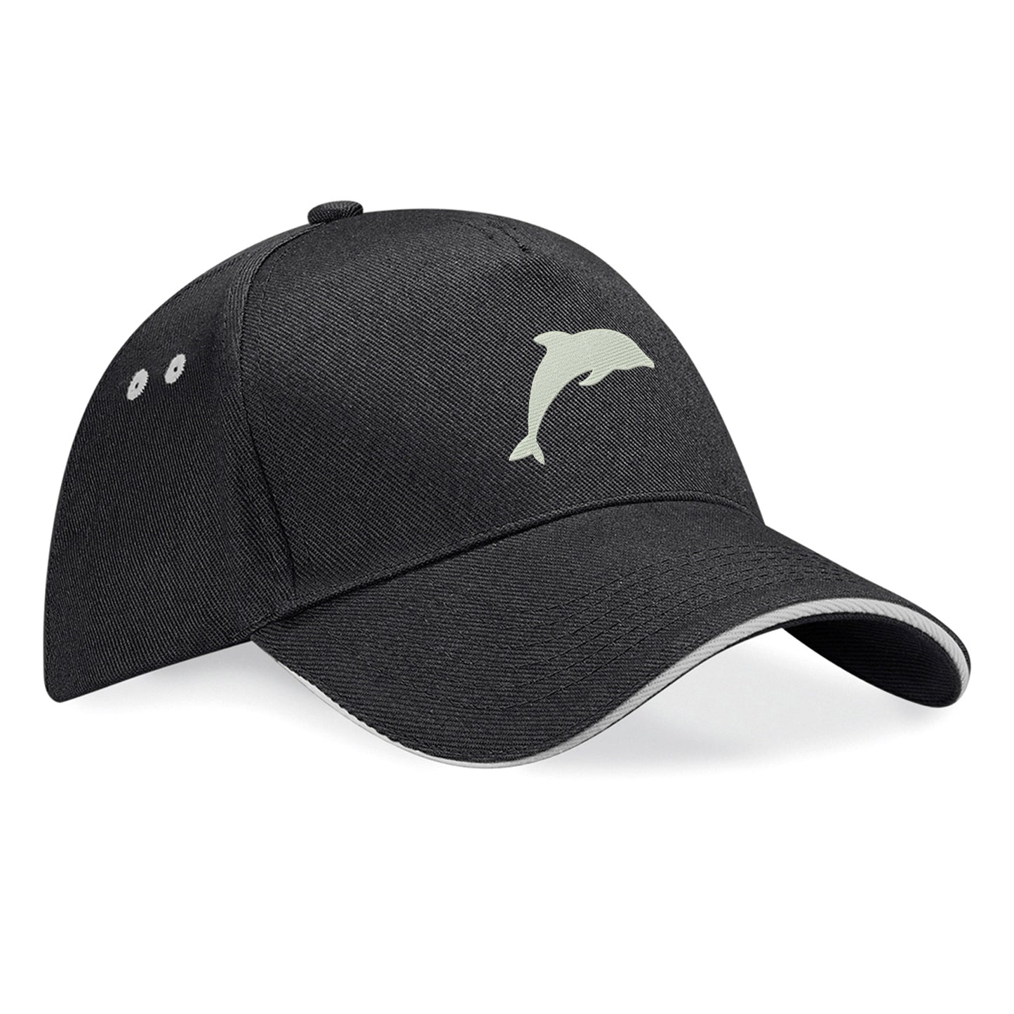 Dolphin Embroidered Baseball Cap