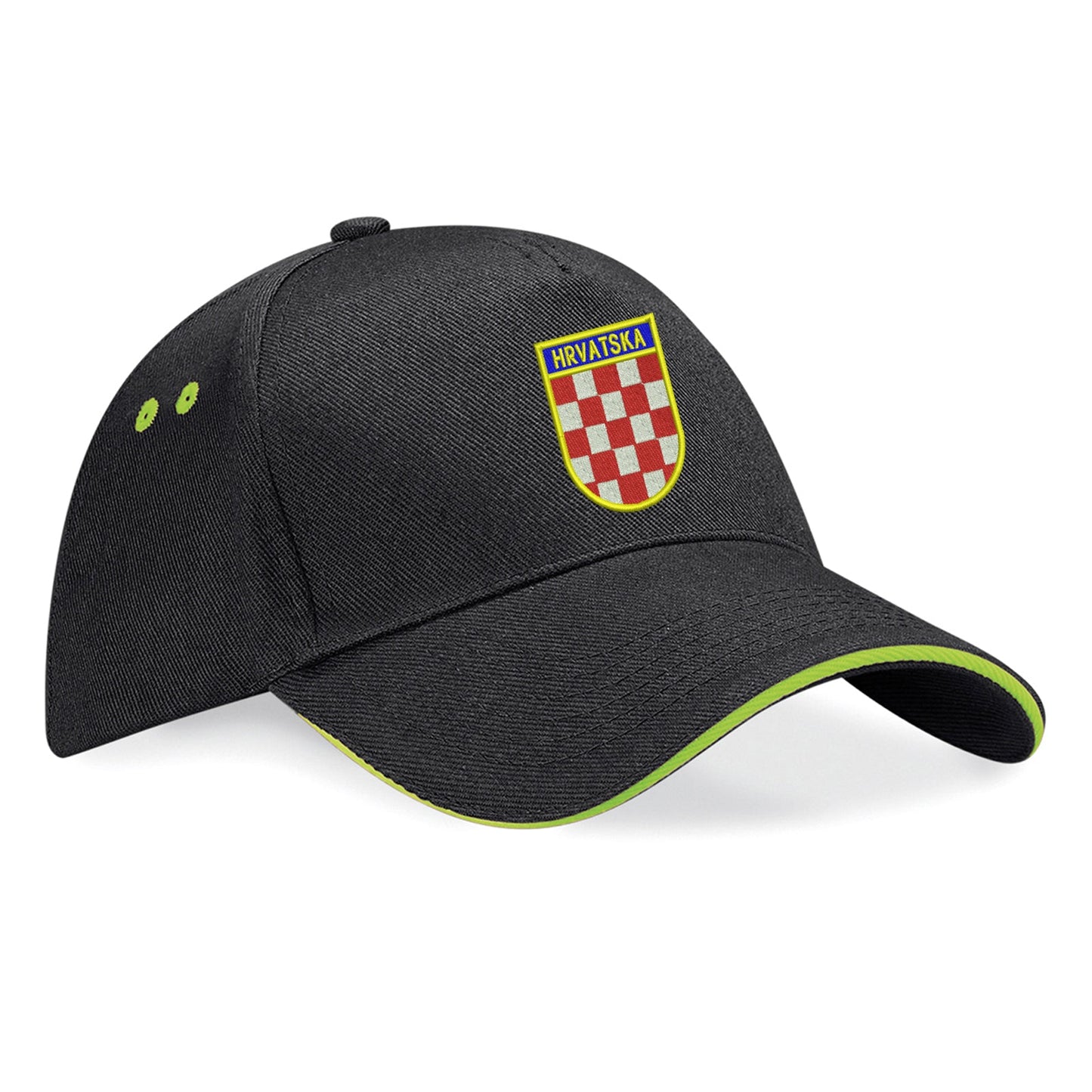 Retro Croatia 1960s Baseball Cap