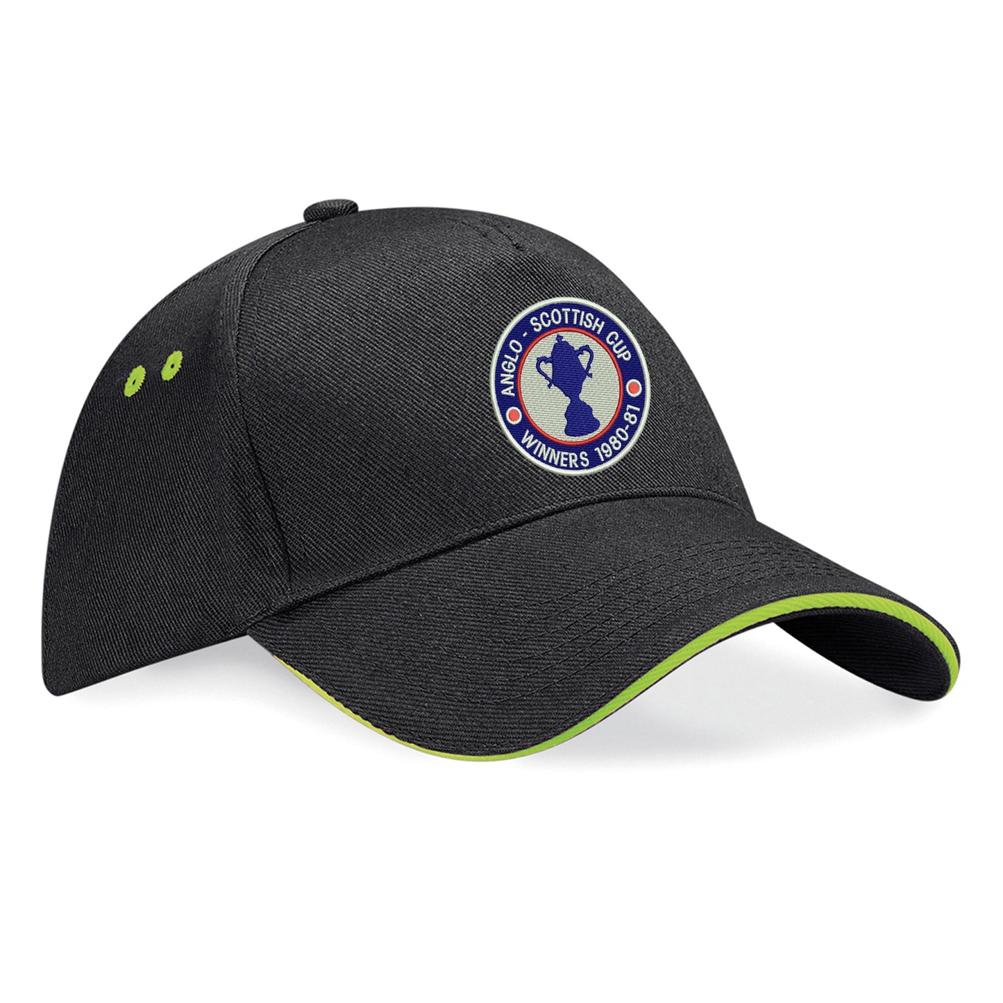 Retro Chesterfield Anglo-Scottish Cup Winners 1981 Embroidered Baseball Cap