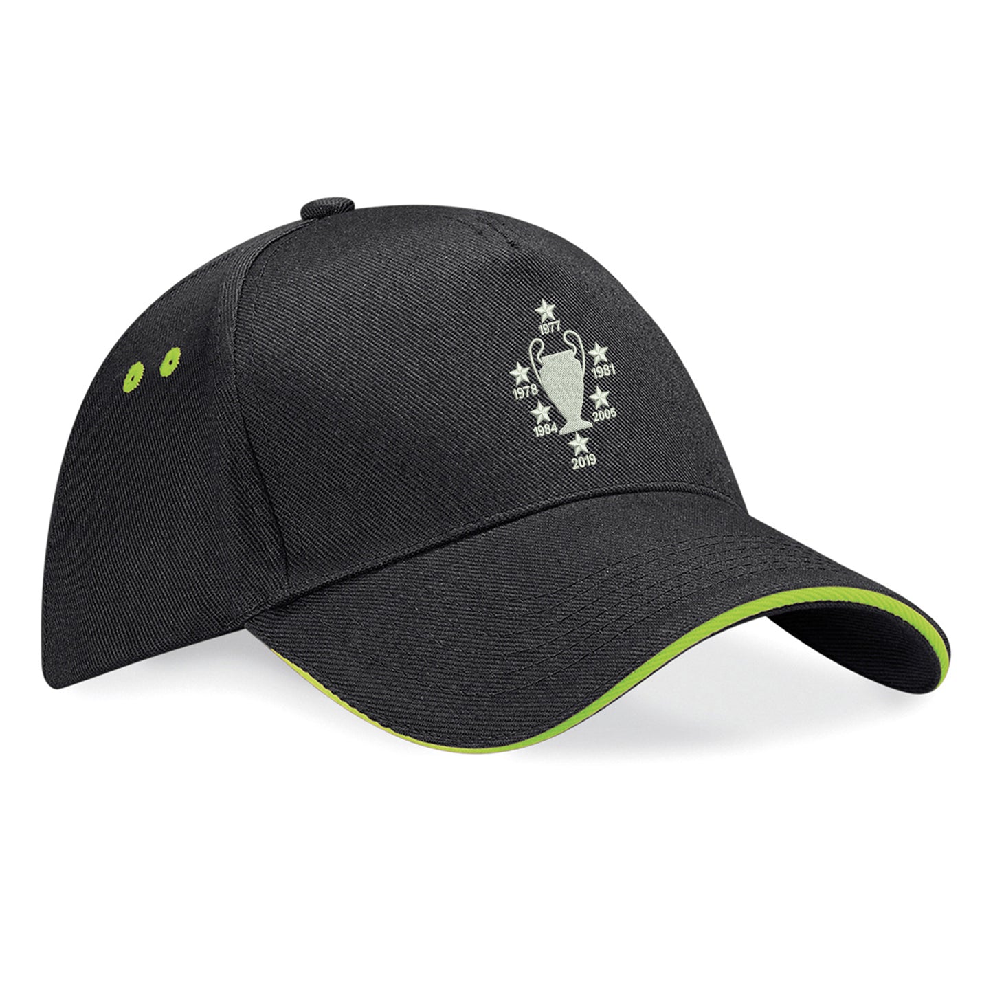 Liverpool Six Time Champions of Europe Embroidered Baseball Cap