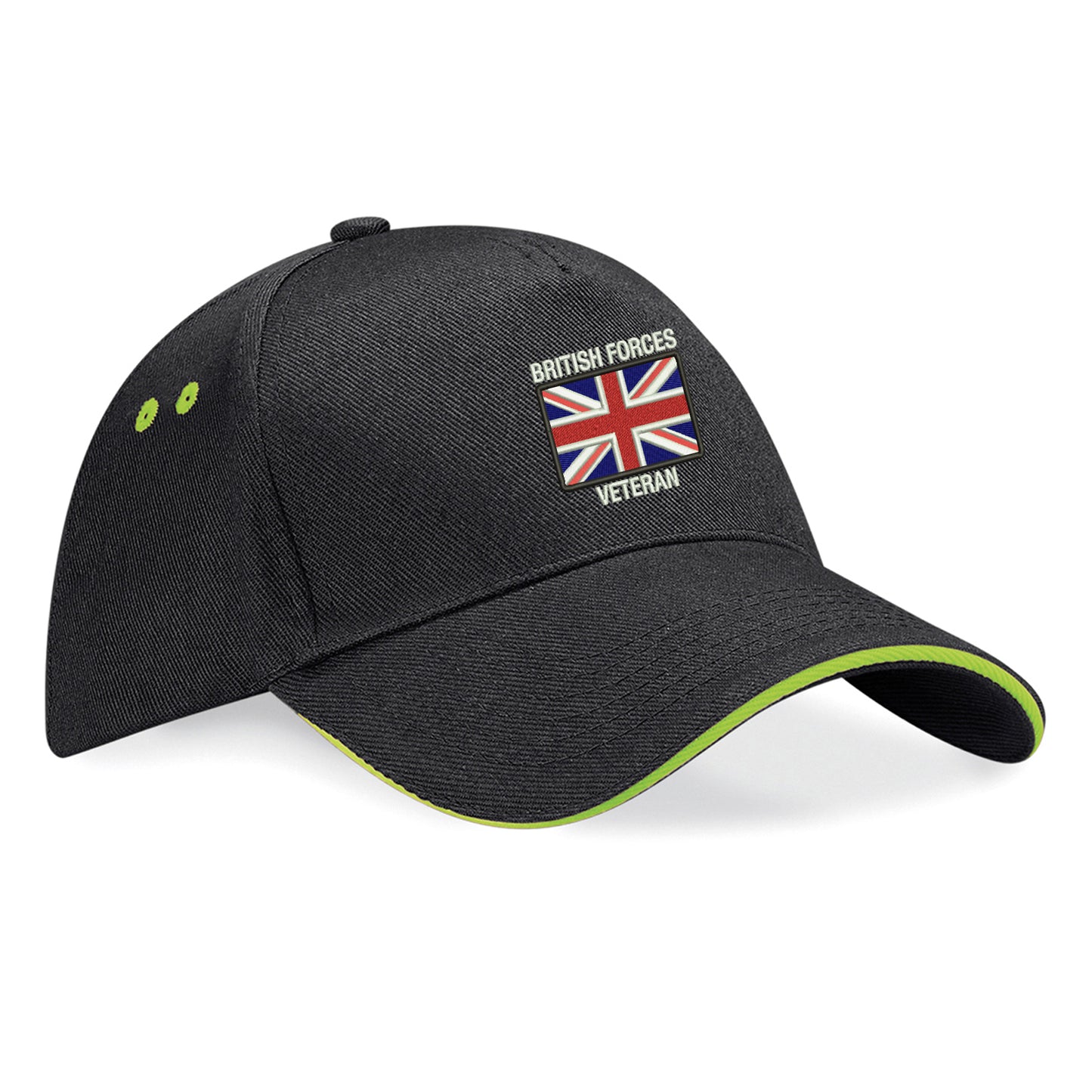 British Forces Veteran Embroidered Baseball Cap