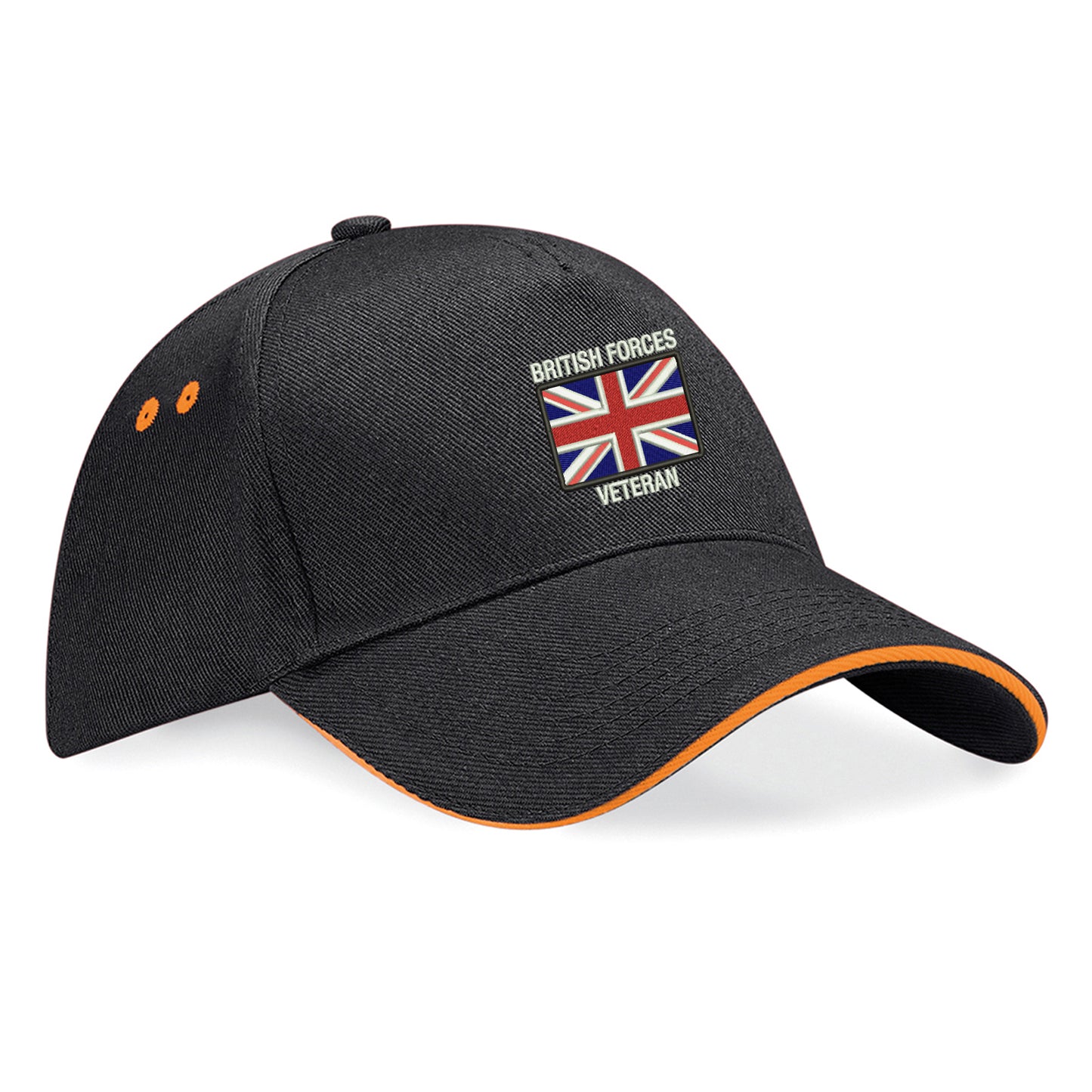 British Forces Veteran Embroidered Baseball Cap