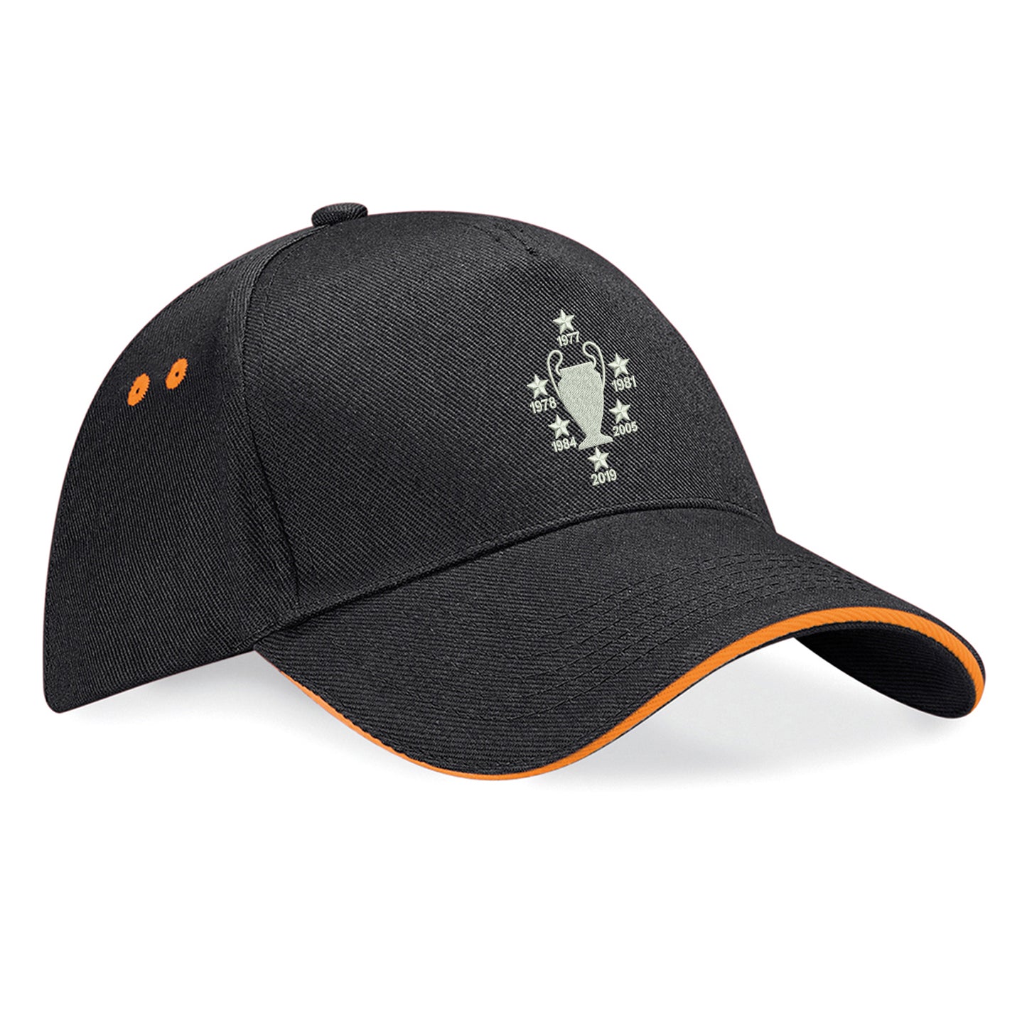 Liverpool Six Time Champions of Europe Embroidered Baseball Cap