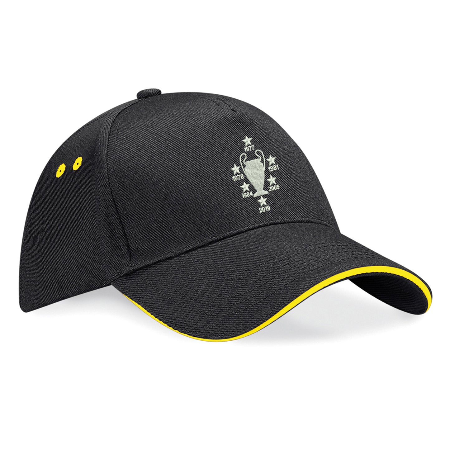 Liverpool Six Time Champions of Europe Embroidered Baseball Cap