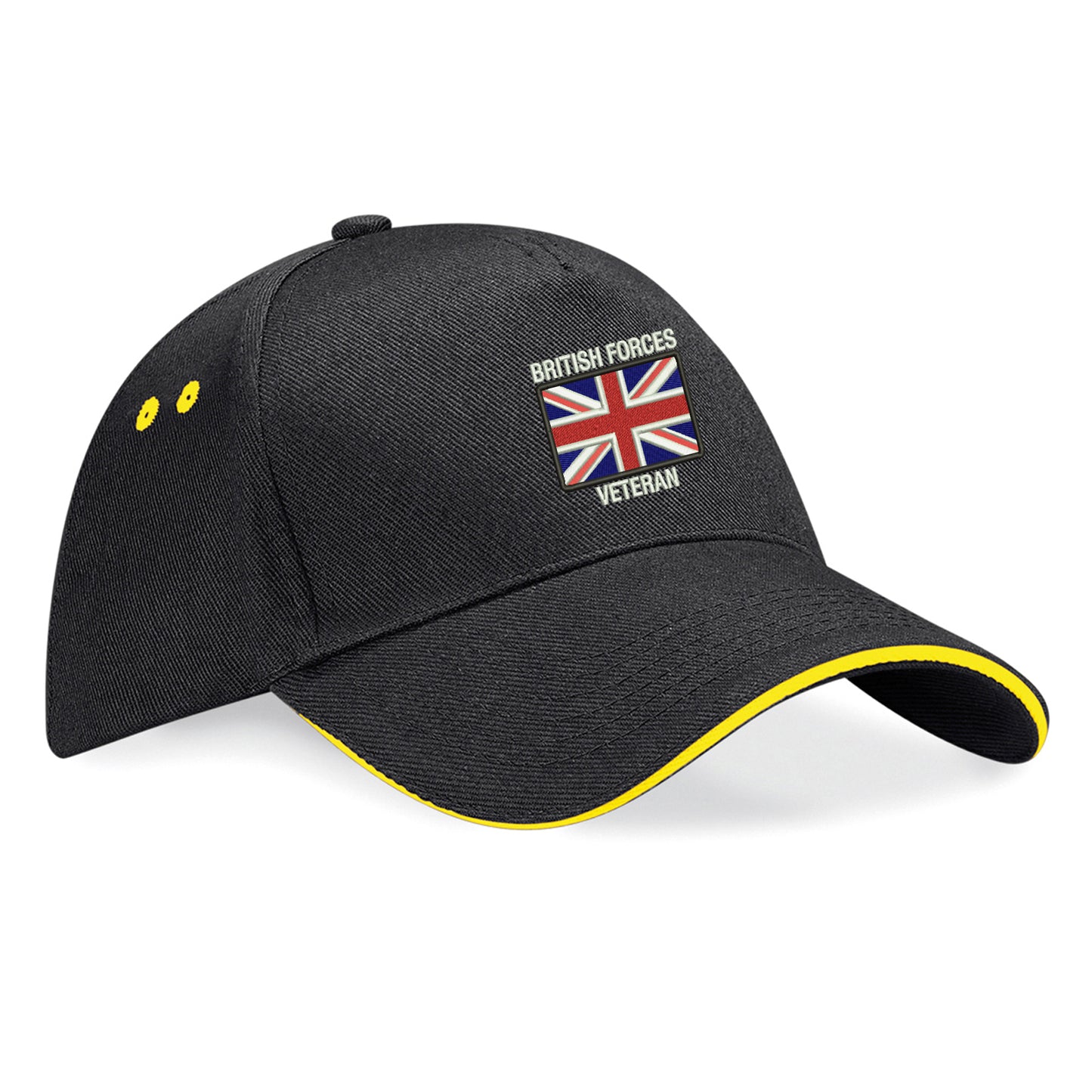 British Forces Veteran Embroidered Baseball Cap