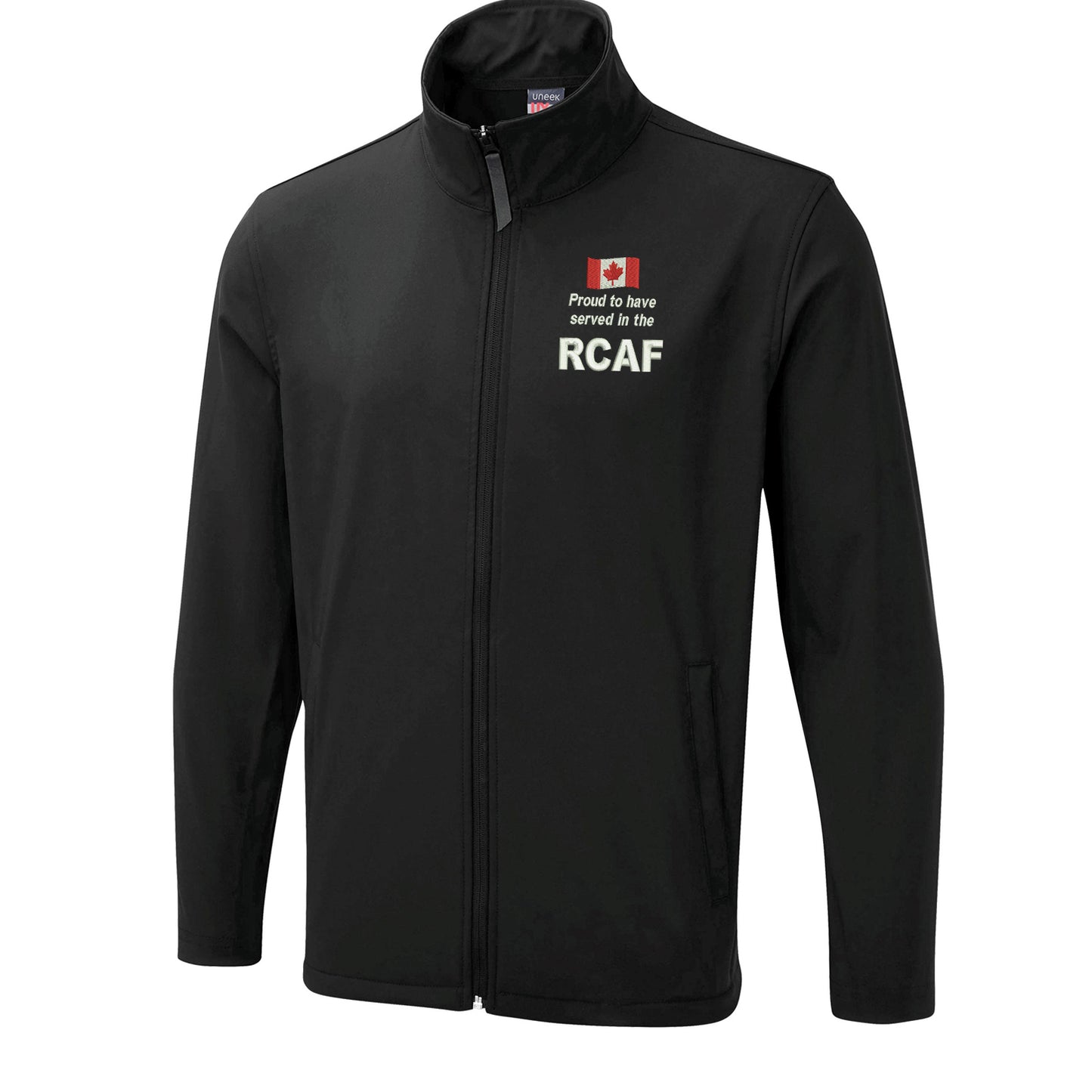 Proud to Have Served in The RCAF Embroidered Lightweight Soft Shell Jacket
